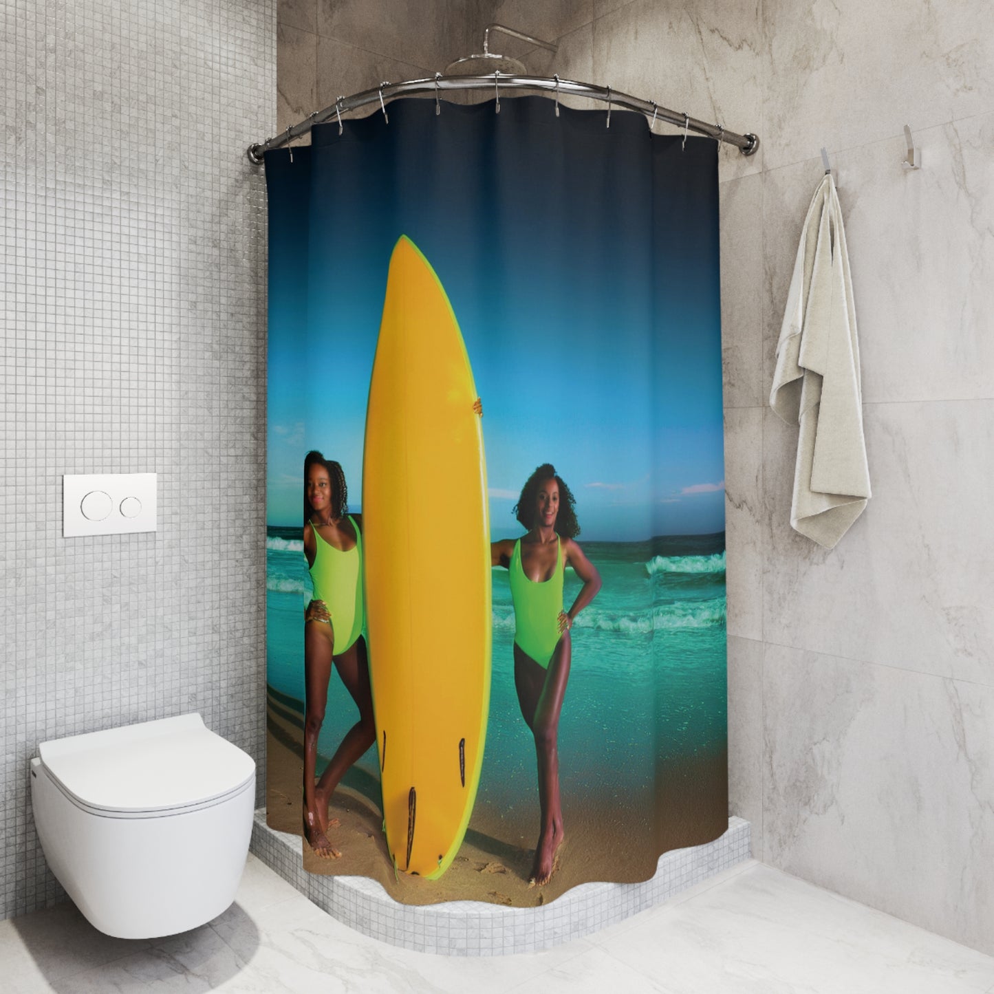 Woman Shower Curtain