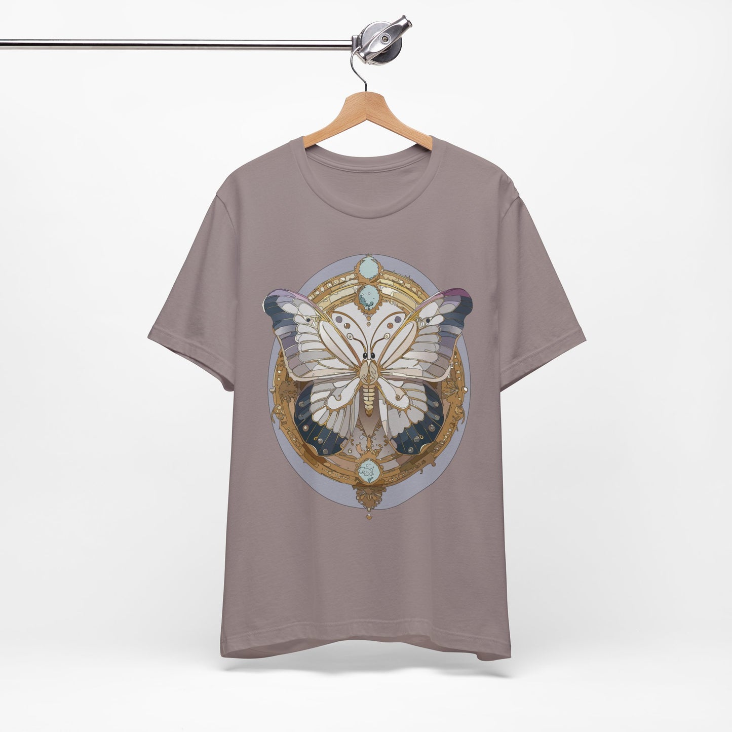 Butterfly Shirt, Shirt with Butterfly, Tee Shirt with Antique Butterfly