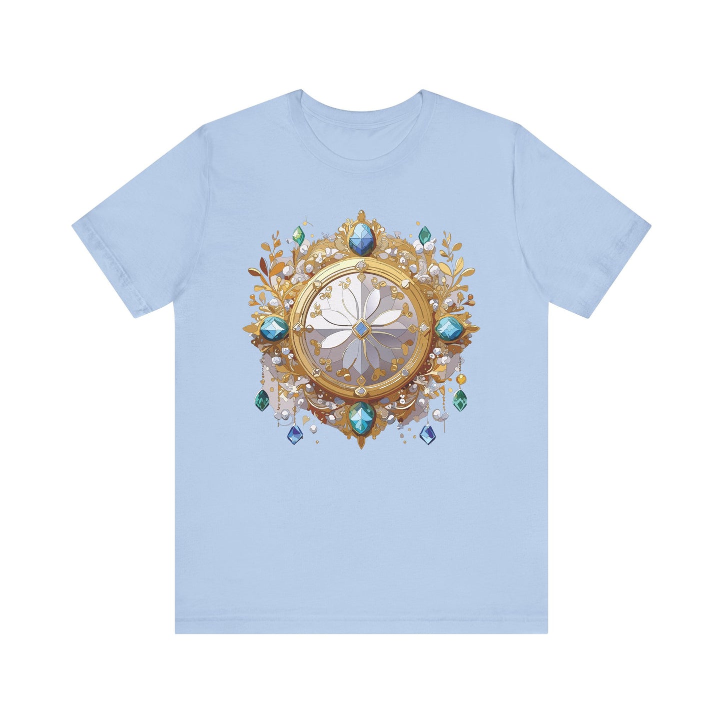 Medallion Shirt, Shirt with Medallion, Tee Shirt with Medal