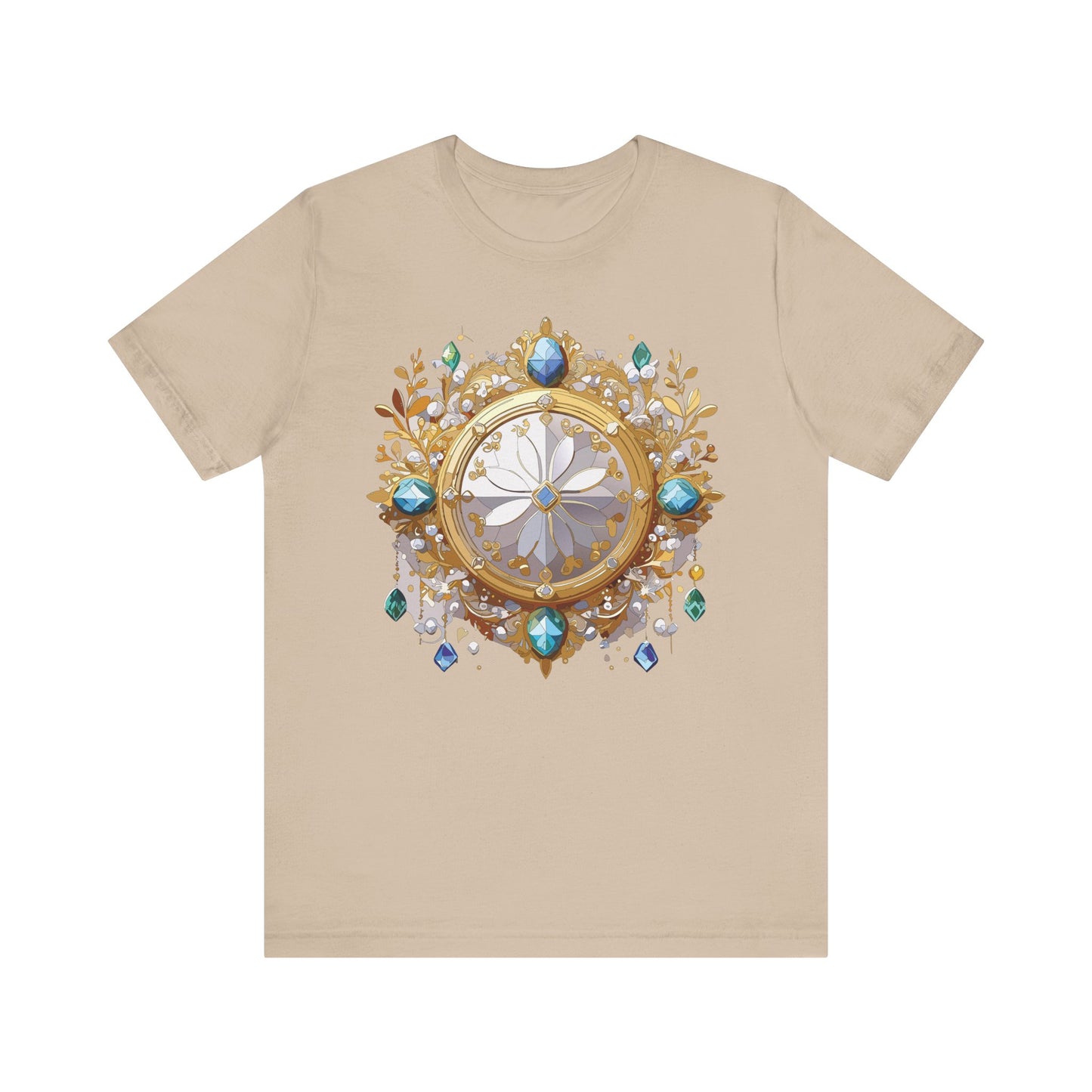 Medallion Shirt, Shirt with Medallion, Tee Shirt with Medal
