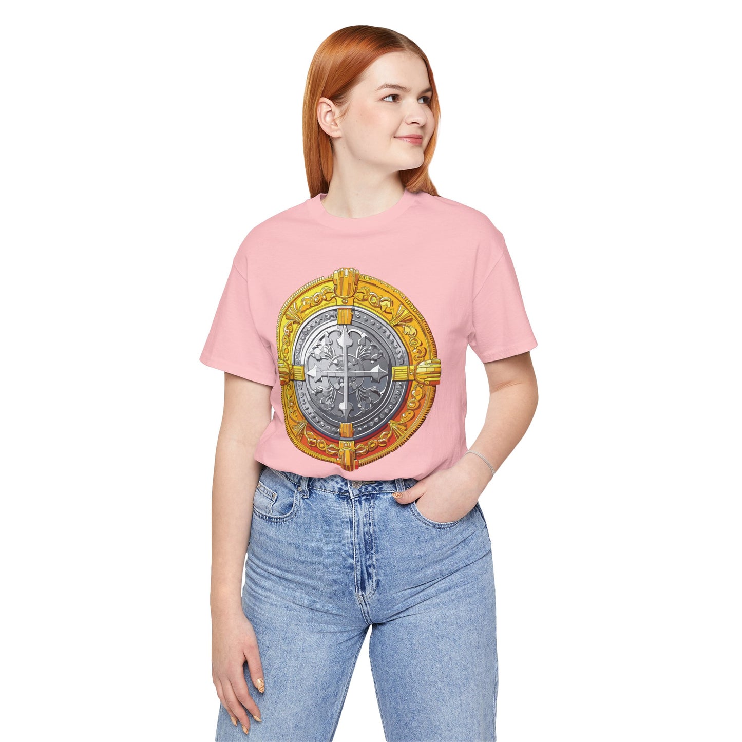Coin Shirt, Shirt with Coin, Tee Shirt with Gold Coin, Shirt with Antique Coin
