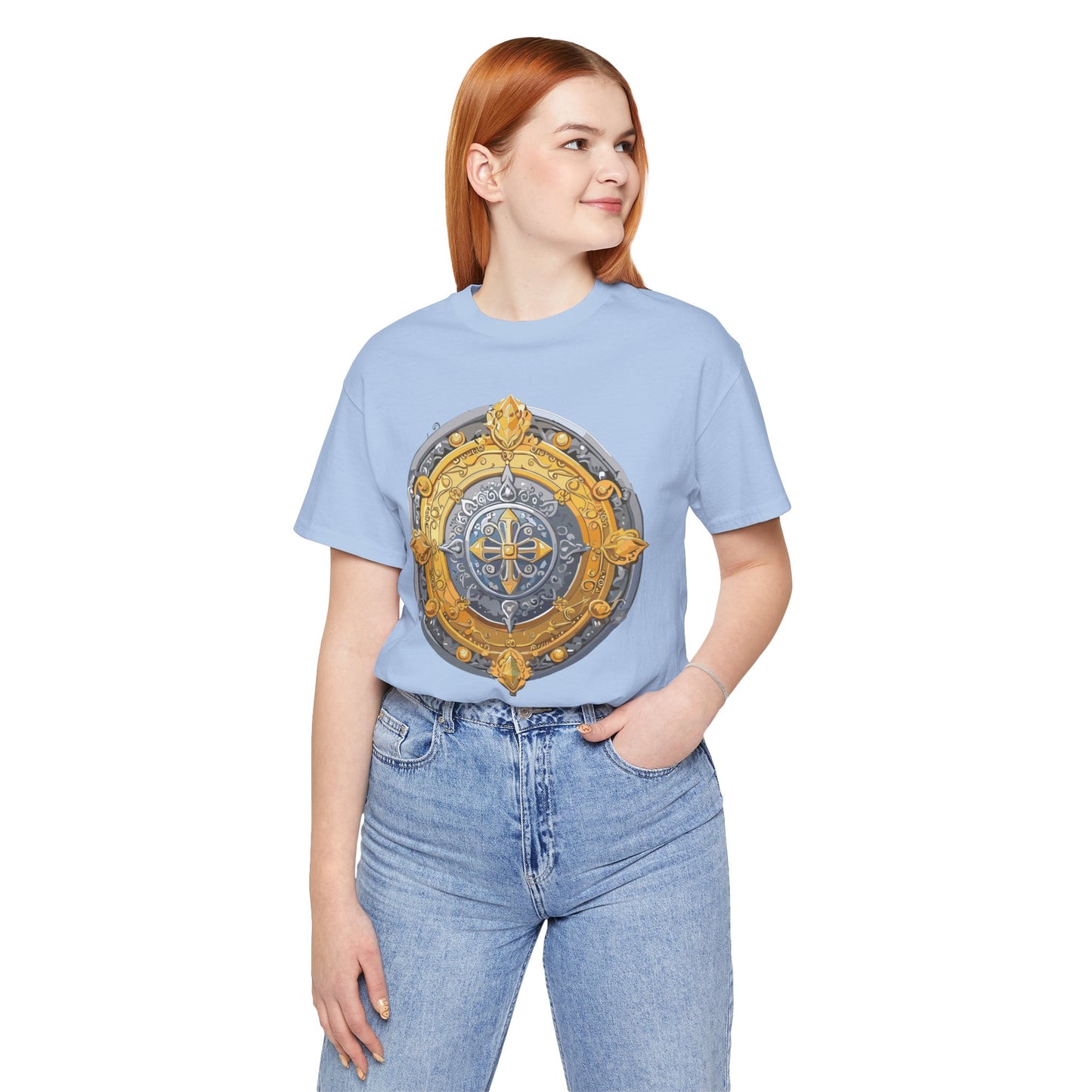 Coin Shirt, Shirt with Coin, Tee Shirt with Gold Coin, Shirt with Antique Coin