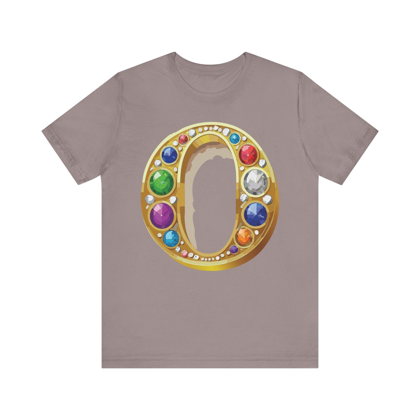 Letter Shirt, Shirt with Letters, Tee Shirt with Gold Letter, Shirt with Antique Letters