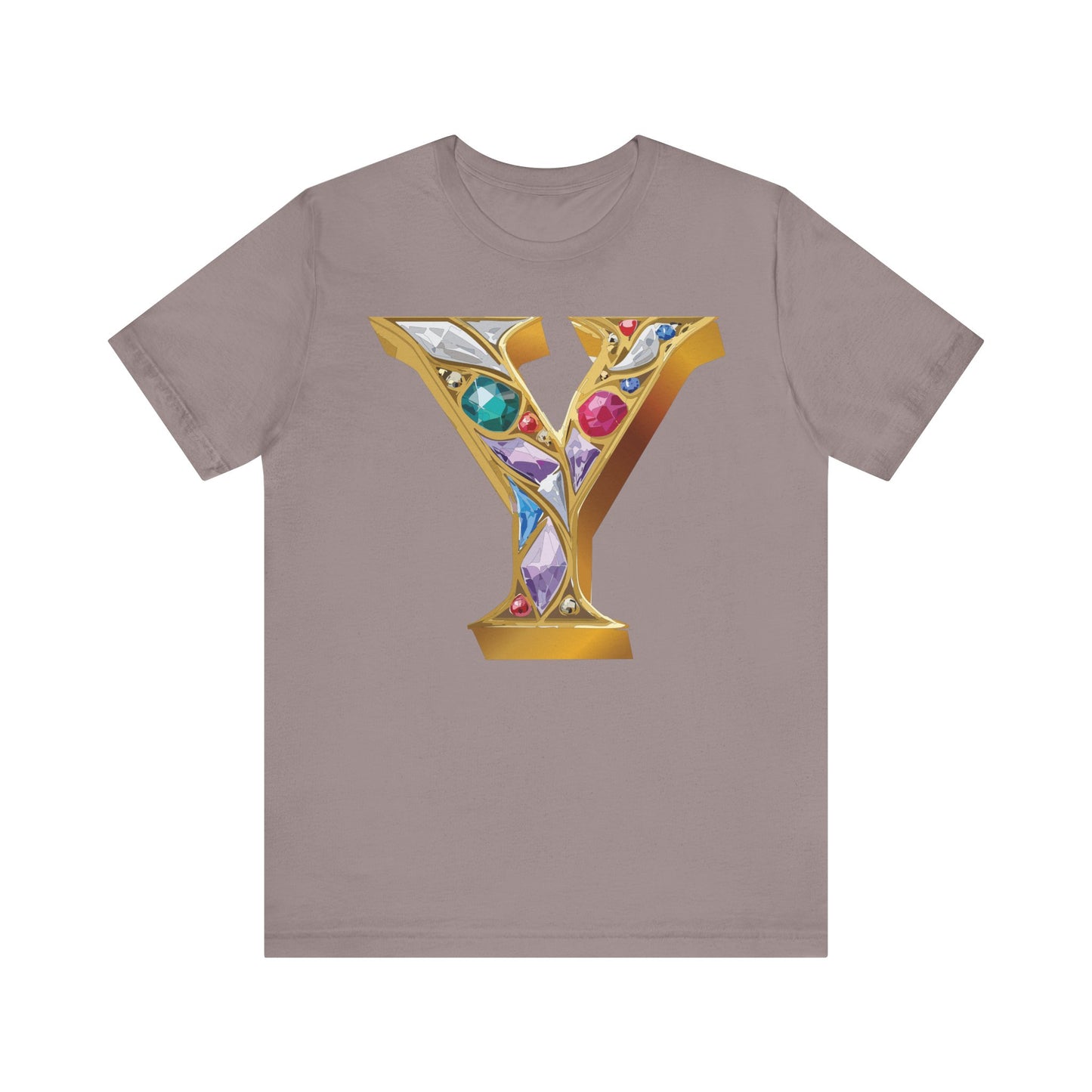 Letter Shirt, Shirt with Letters, Tee Shirt with Gold Letter, Shirt with Antique Letters
