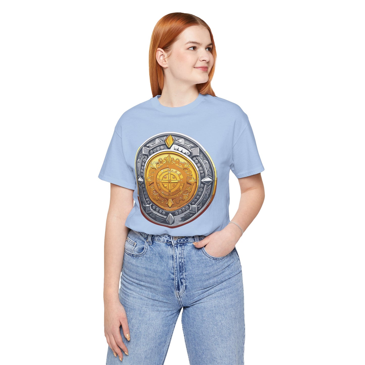 Coin Shirt, Shirt with Coin, Tee Shirt with Gold Coin, Shirt with Antique Coin