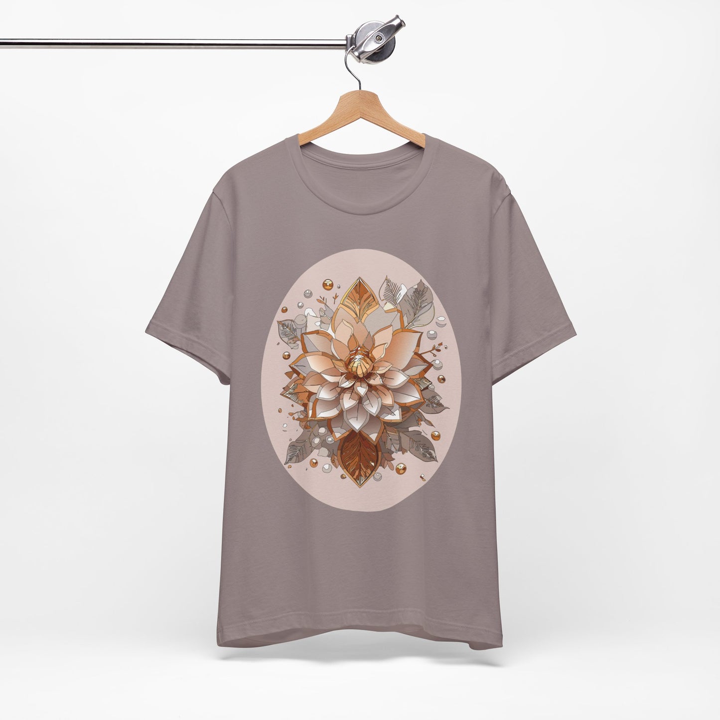 Floral Shirt, Flower Shirt, Tee Shirt with Antique Flower