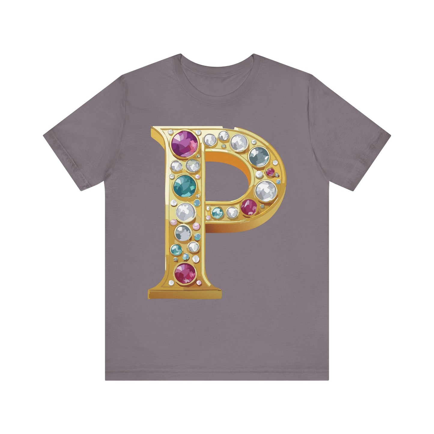 Letter Shirt, Shirt with Letters, Tee Shirt with Gold Letter, Shirt with Antique Letters