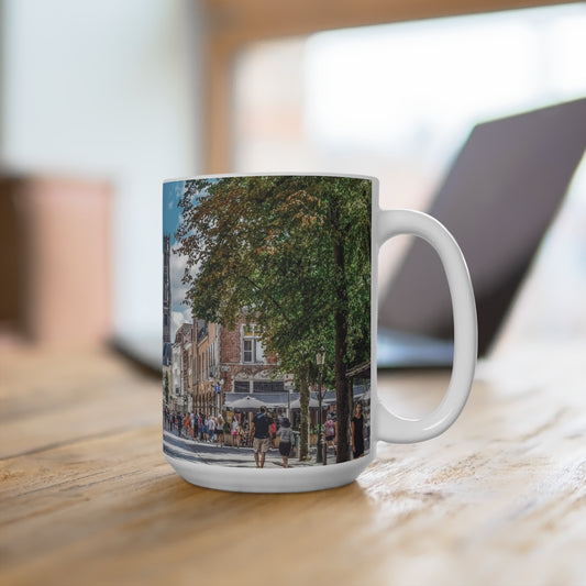 Coffee & Tea Mug with City prints, 15oz