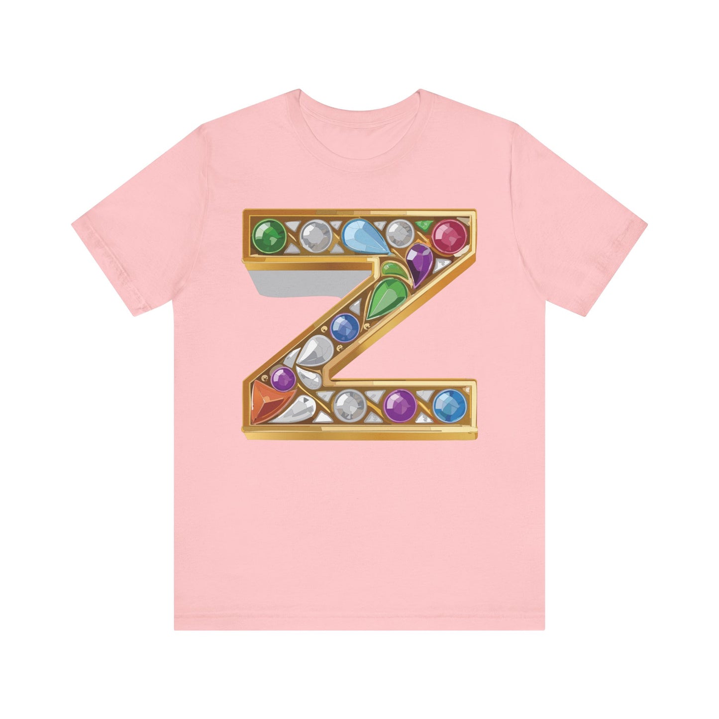 Letter Shirt, Shirt with Letters, Tee Shirt with Gold Letter, Shirt with Antique Letters