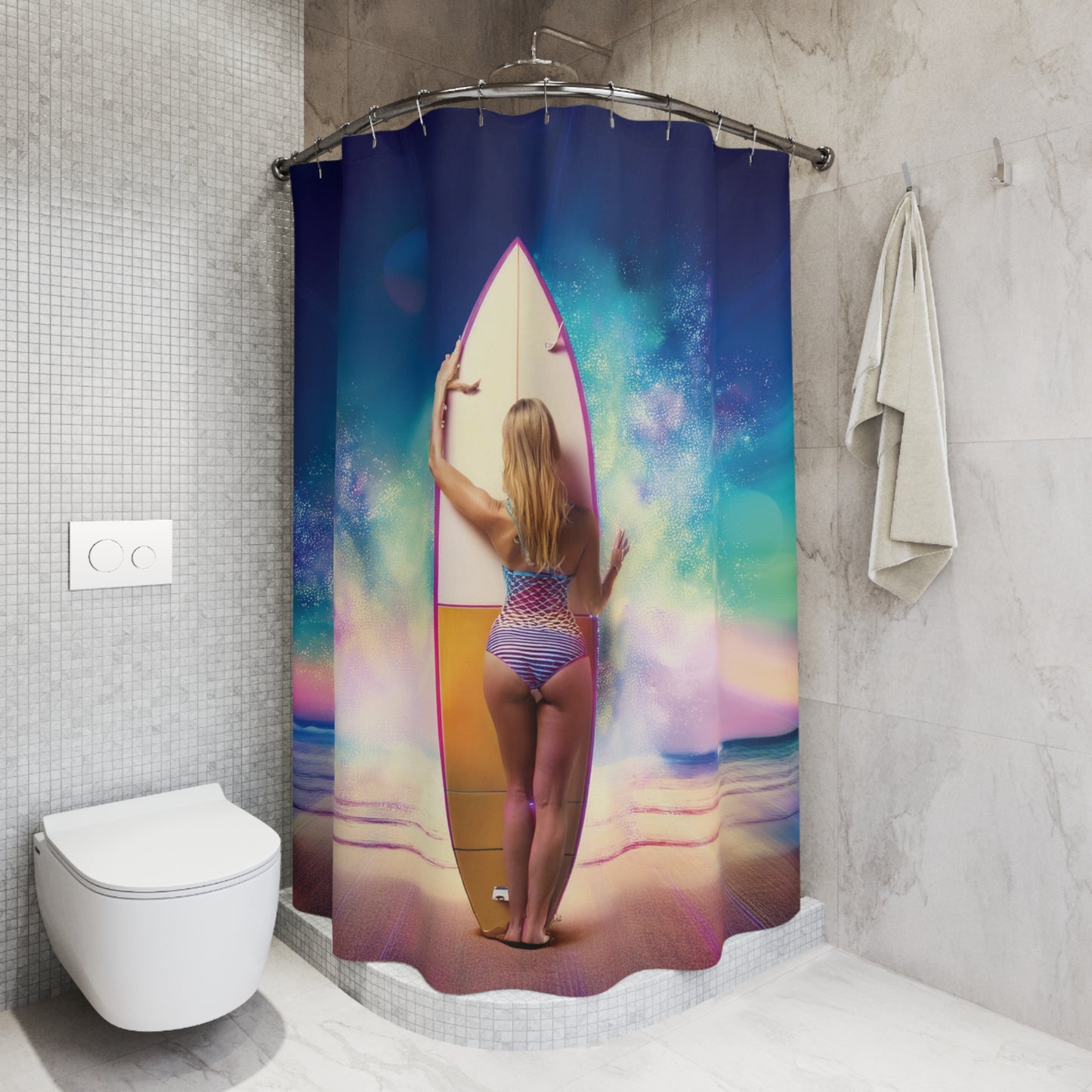 Woman Shower Curtain