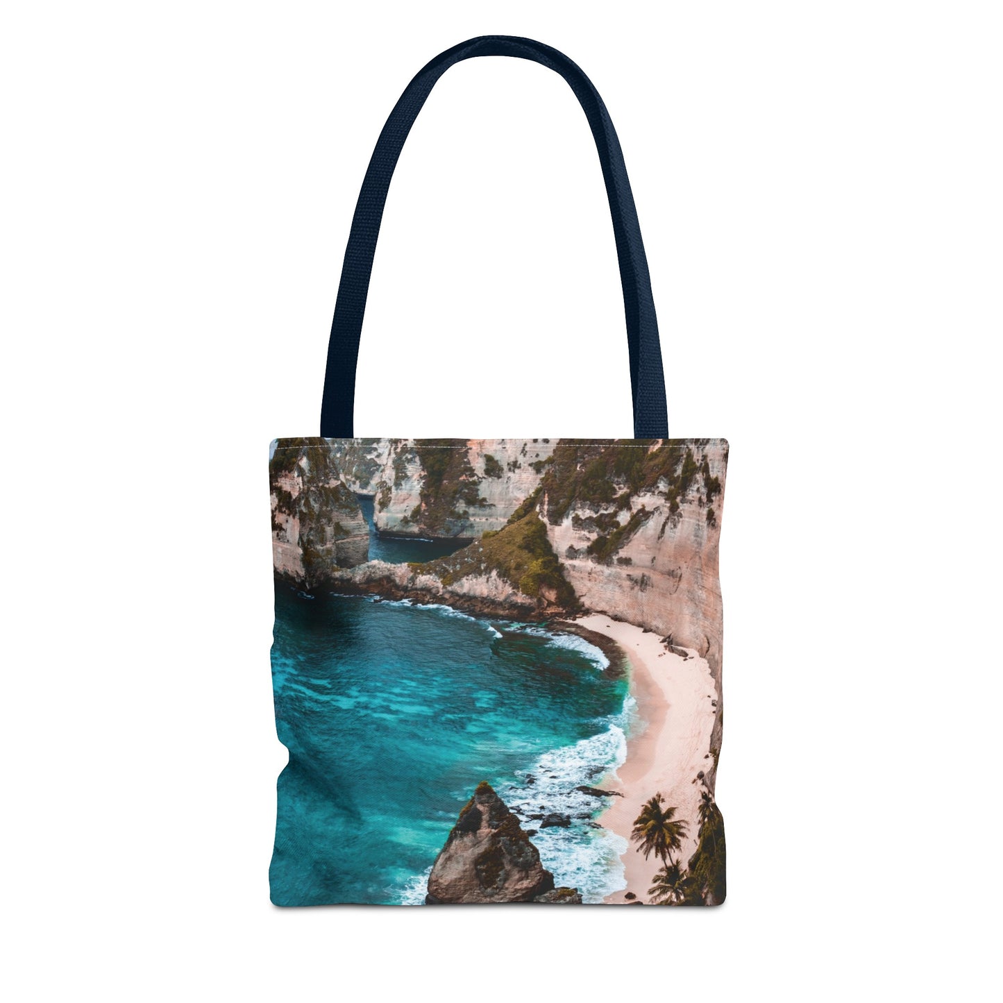 Canvas Bag with Beach Prints