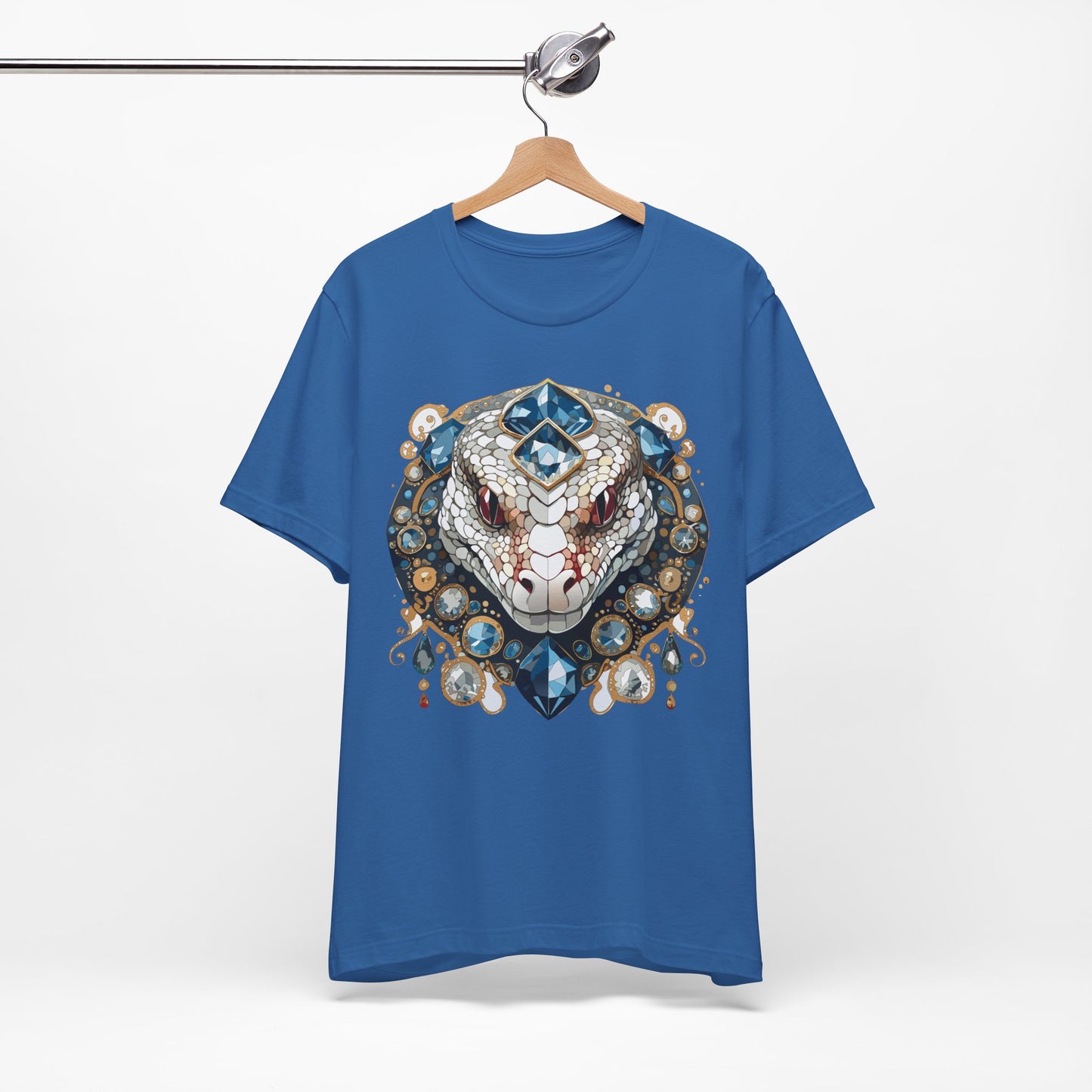 Animal Shirt, Shirt with Animal, Tee Shirt with Gold Animal Medal, Shirt with Antique Animal Medallion