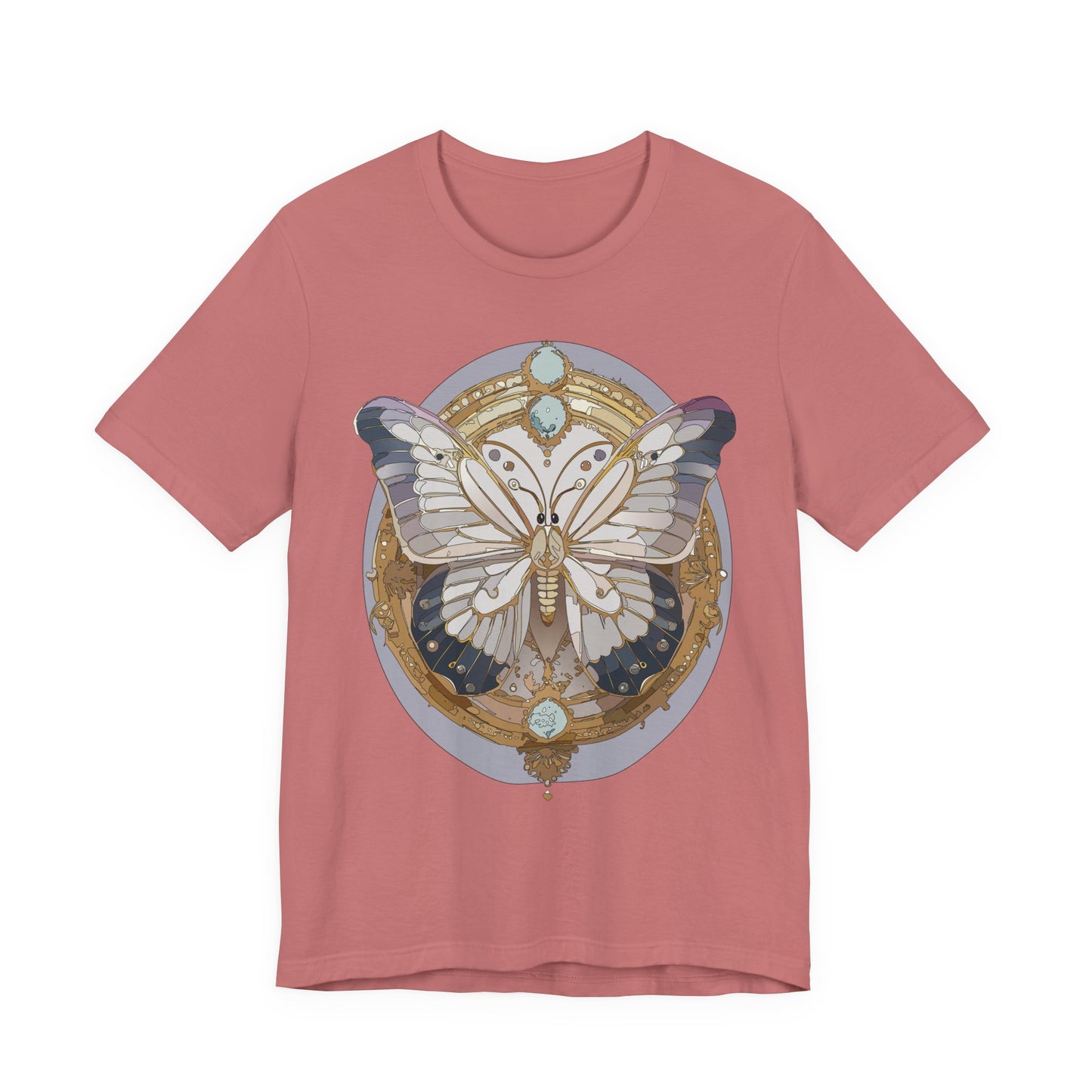 Butterfly Shirt, Shirt with Butterfly, Tee Shirt with Antique Butterfly