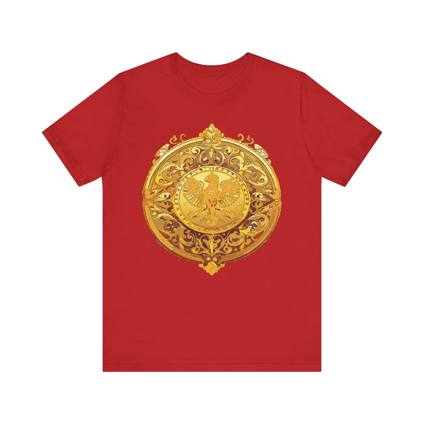 Coin Shirt, Shirt with Coin, Tee Shirt with Gold Coin, Shirt with Antique Coin