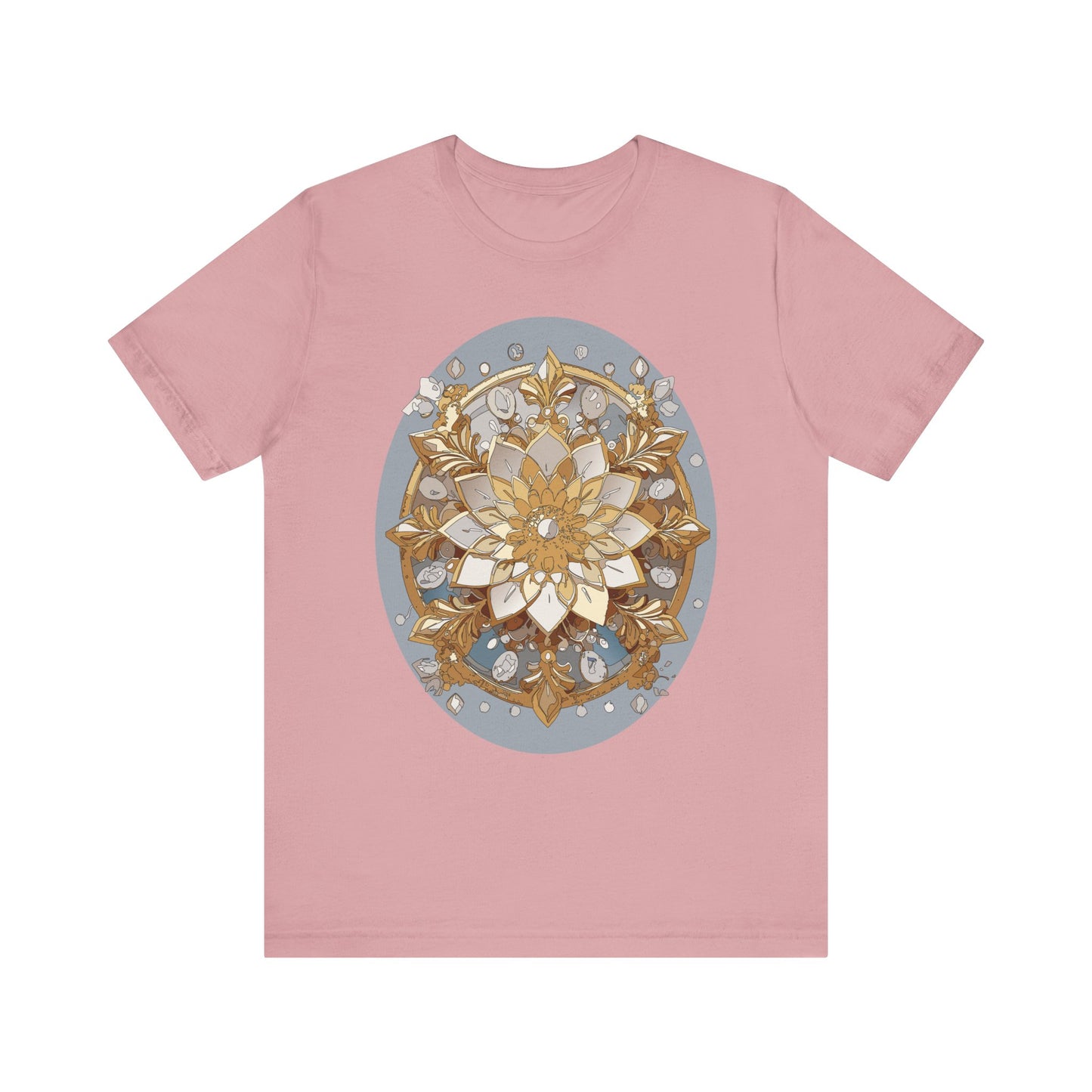 Floral Shirt, Flower Shirt, Tee Shirt with Antique Flower