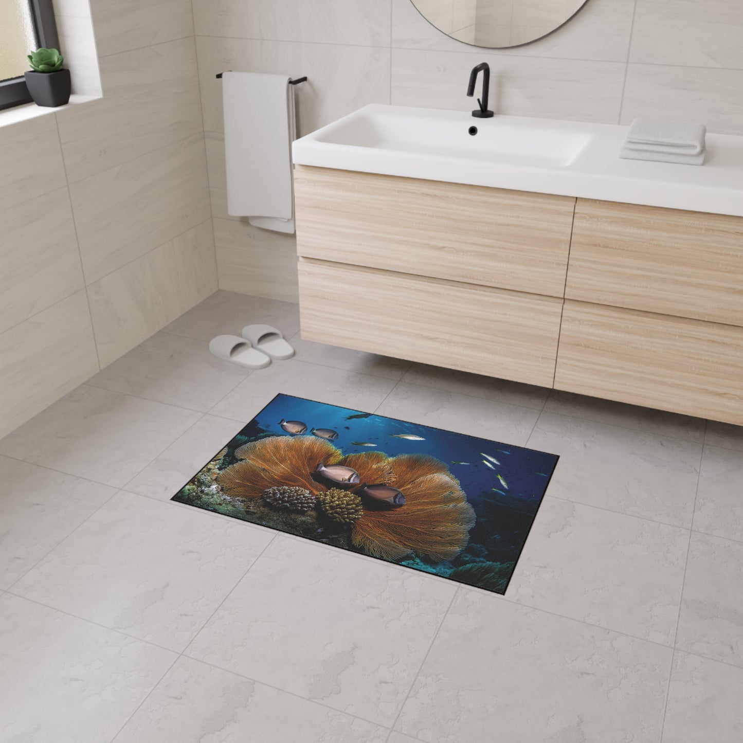 Heavy Duty Floor Mat - Deep Ocean