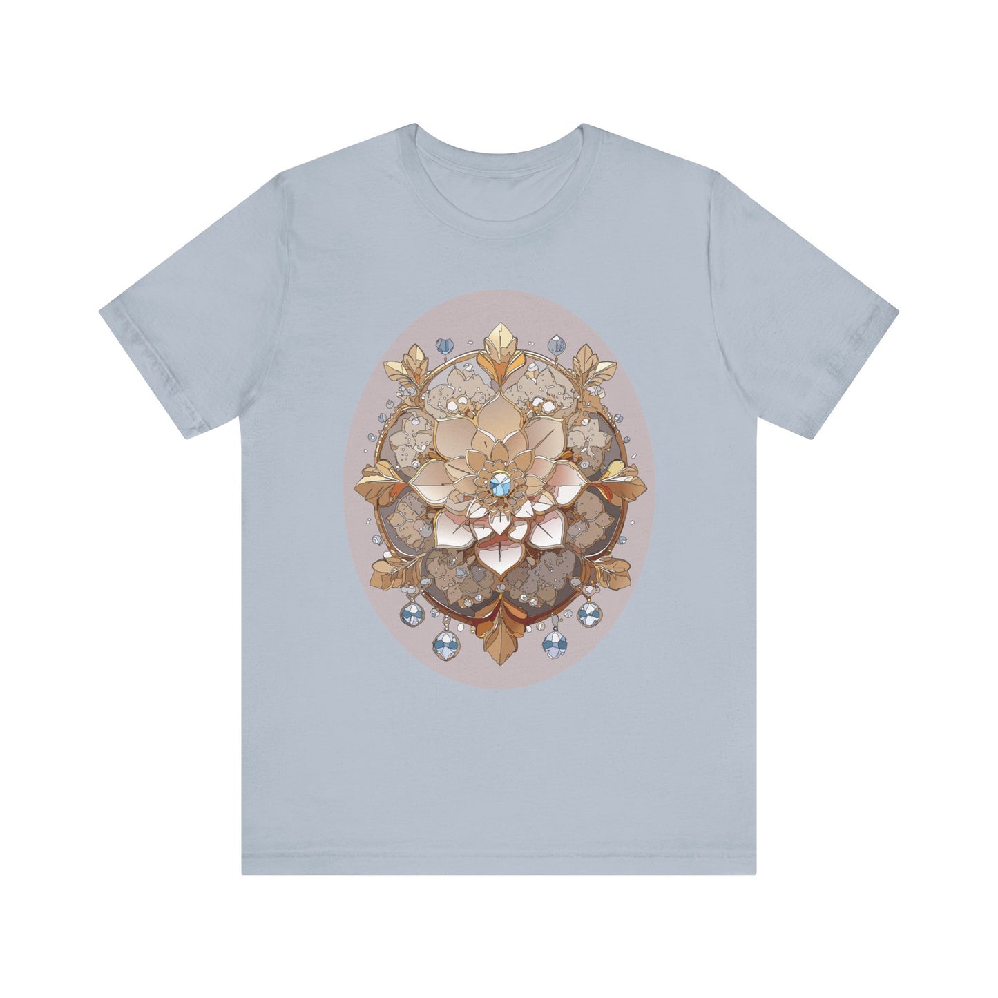 Floral Shirt, Flower Shirt, Tee Shirt with Antique Flower