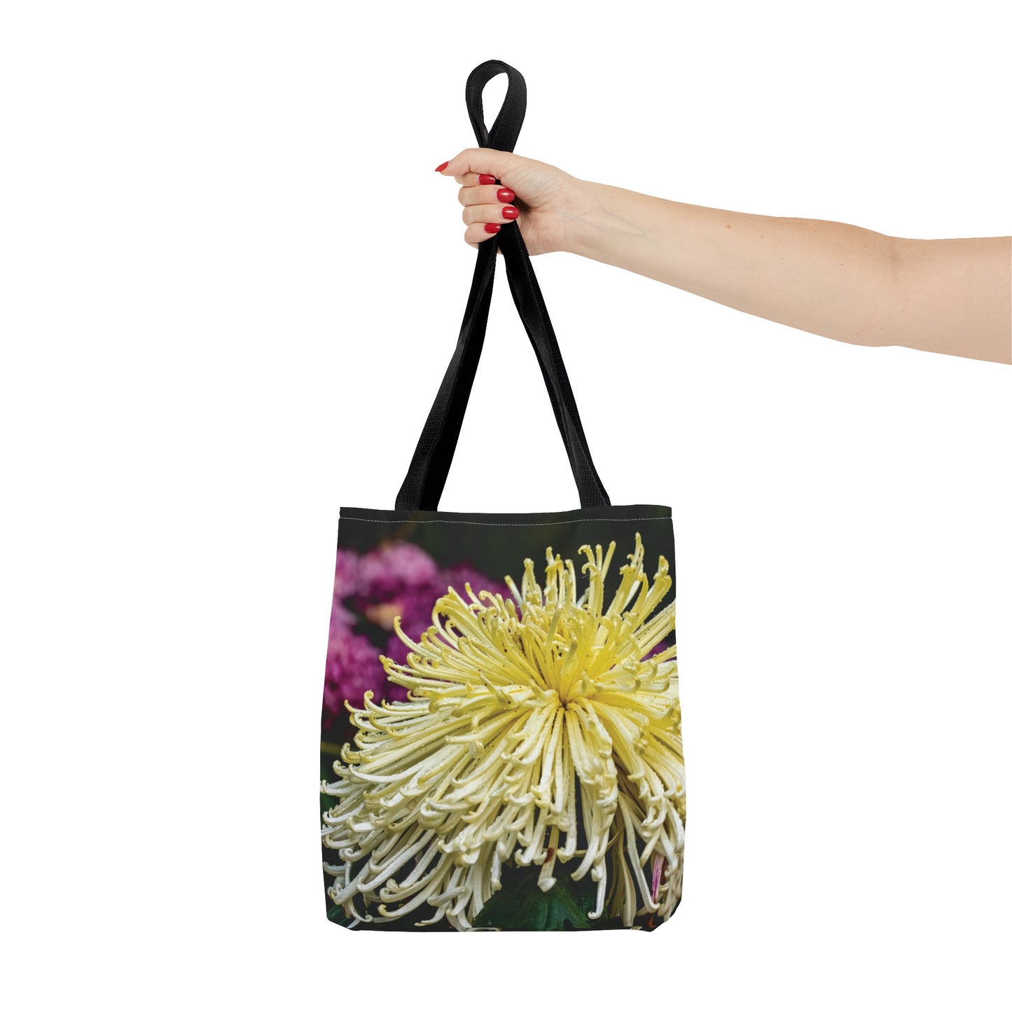 Canvas Bag with Floral Prints