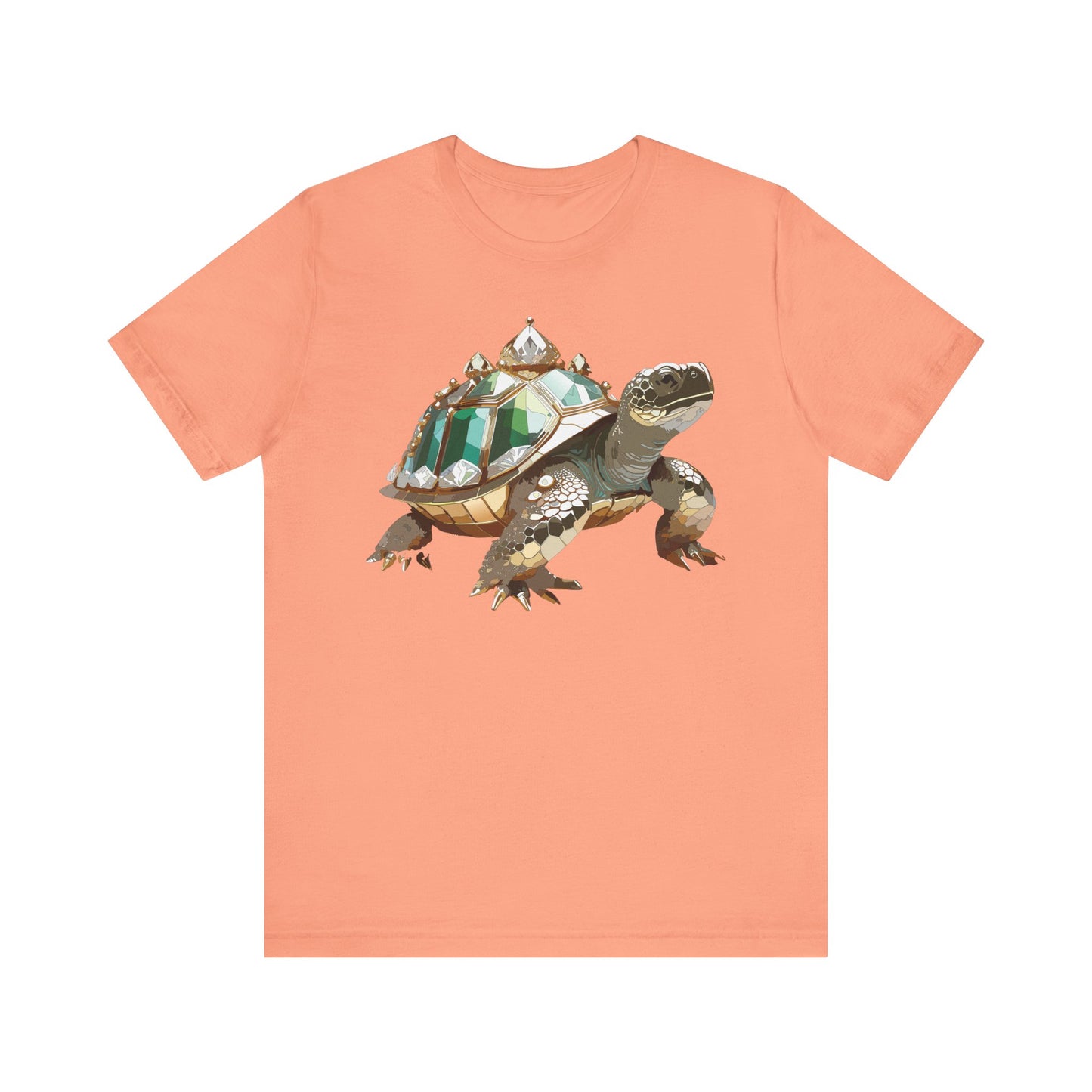 Animal Shirt, Shirt with Animal, Tee Shirt with Gold Animal Medal, Shirt with Antique Animal Medallion