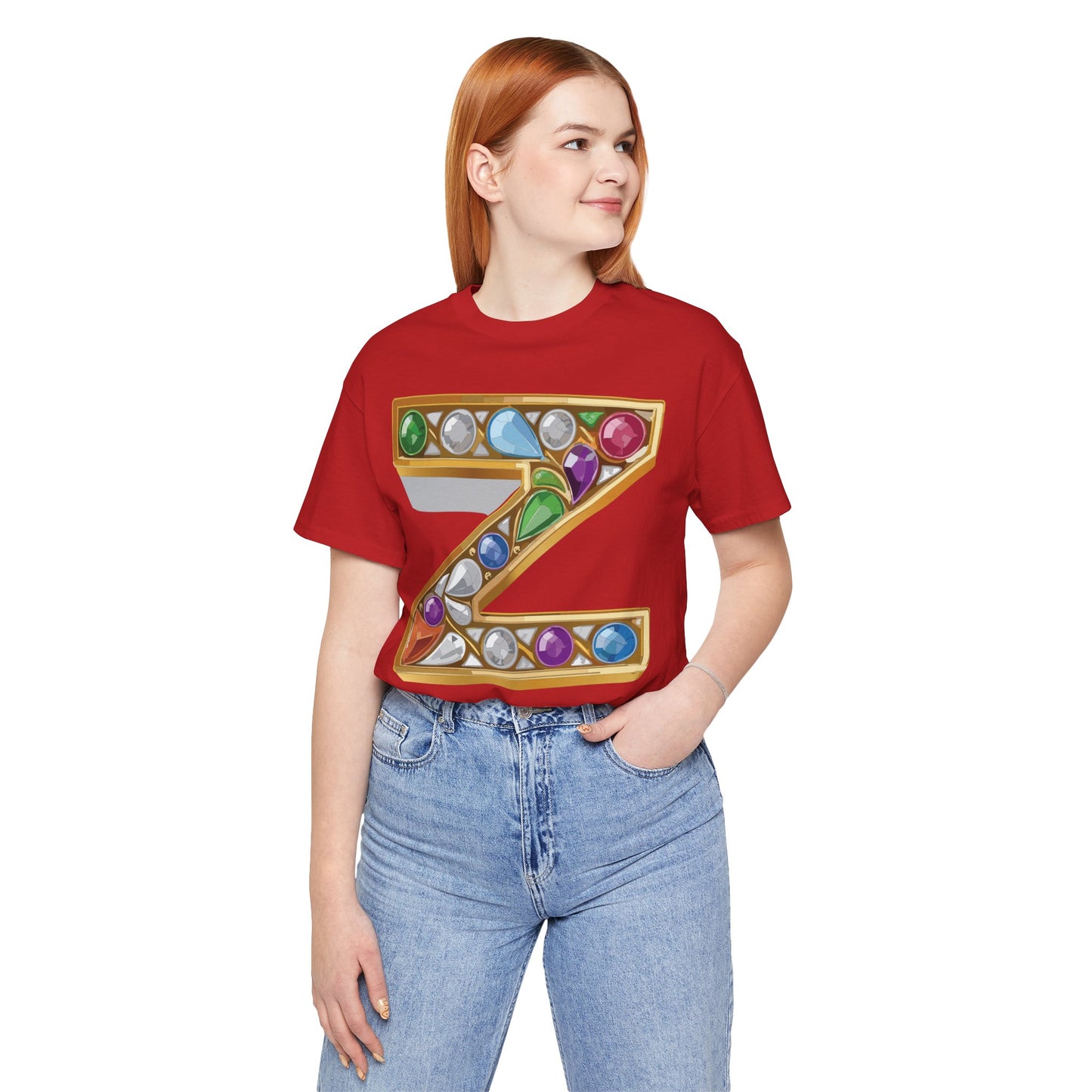 Letter Shirt, Shirt with Letters, Tee Shirt with Gold Letter, Shirt with Antique Letters