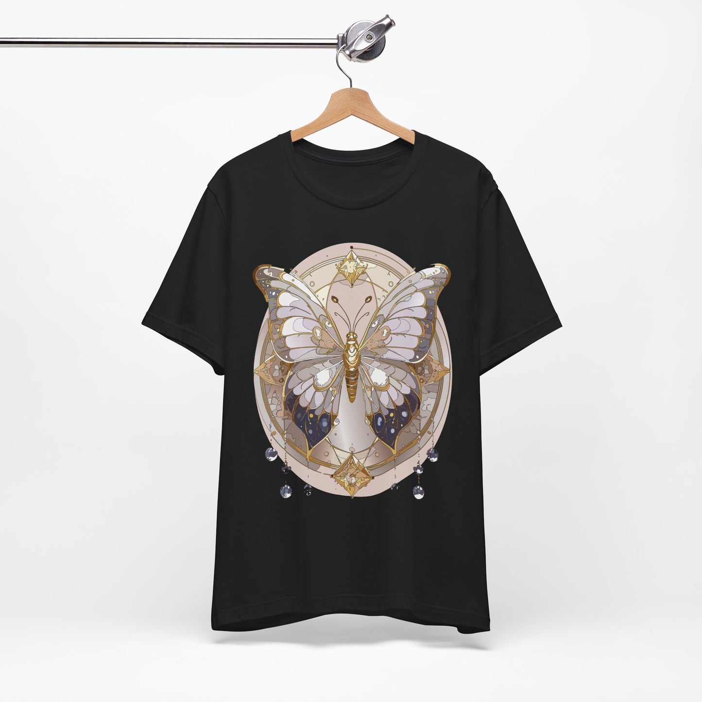 Butterfly Shirt, Shirt with Butterfly, Tee Shirt with Antique Butterfly