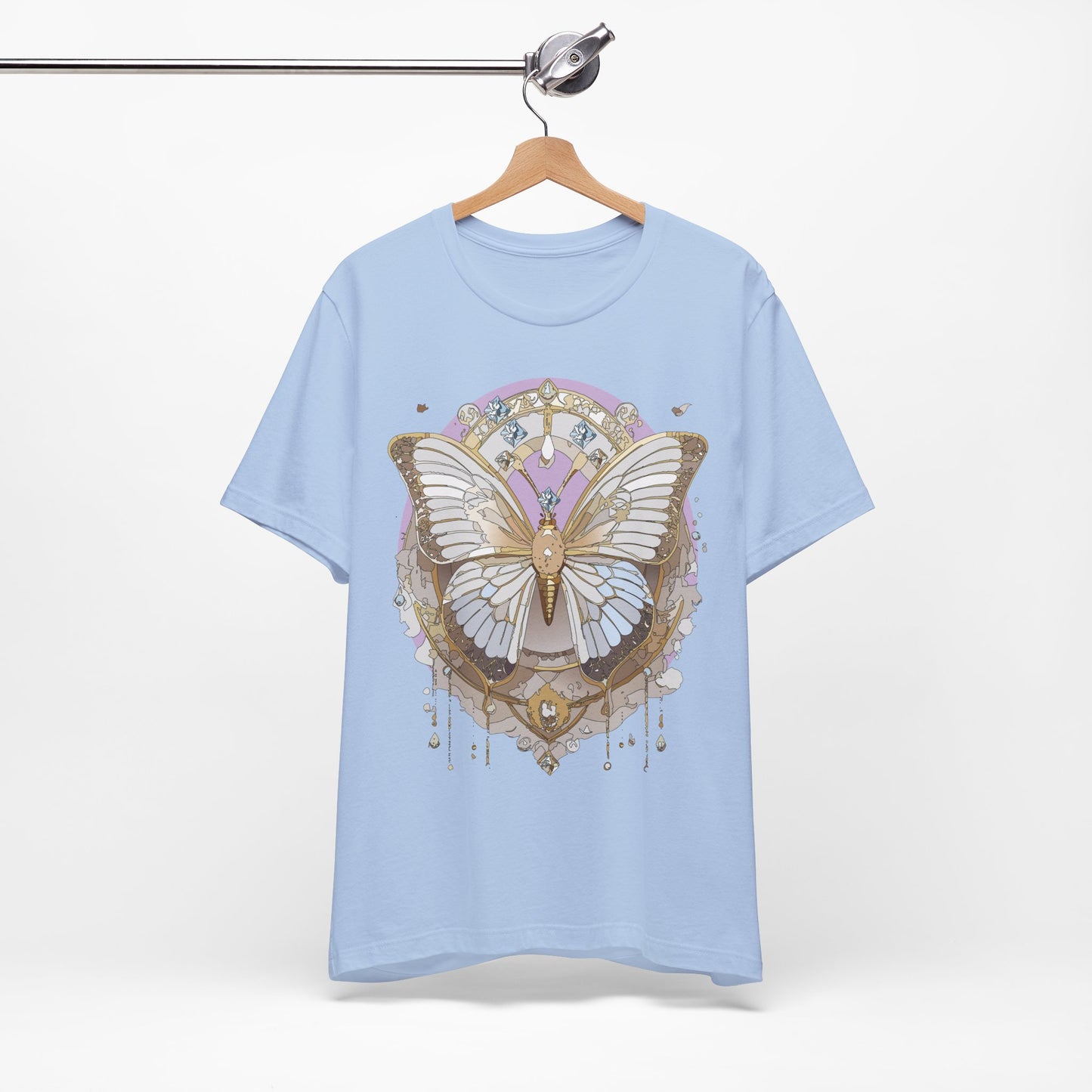 Butterfly Shirt, Shirt with Butterfly, Tee Shirt with Antique Butterfly