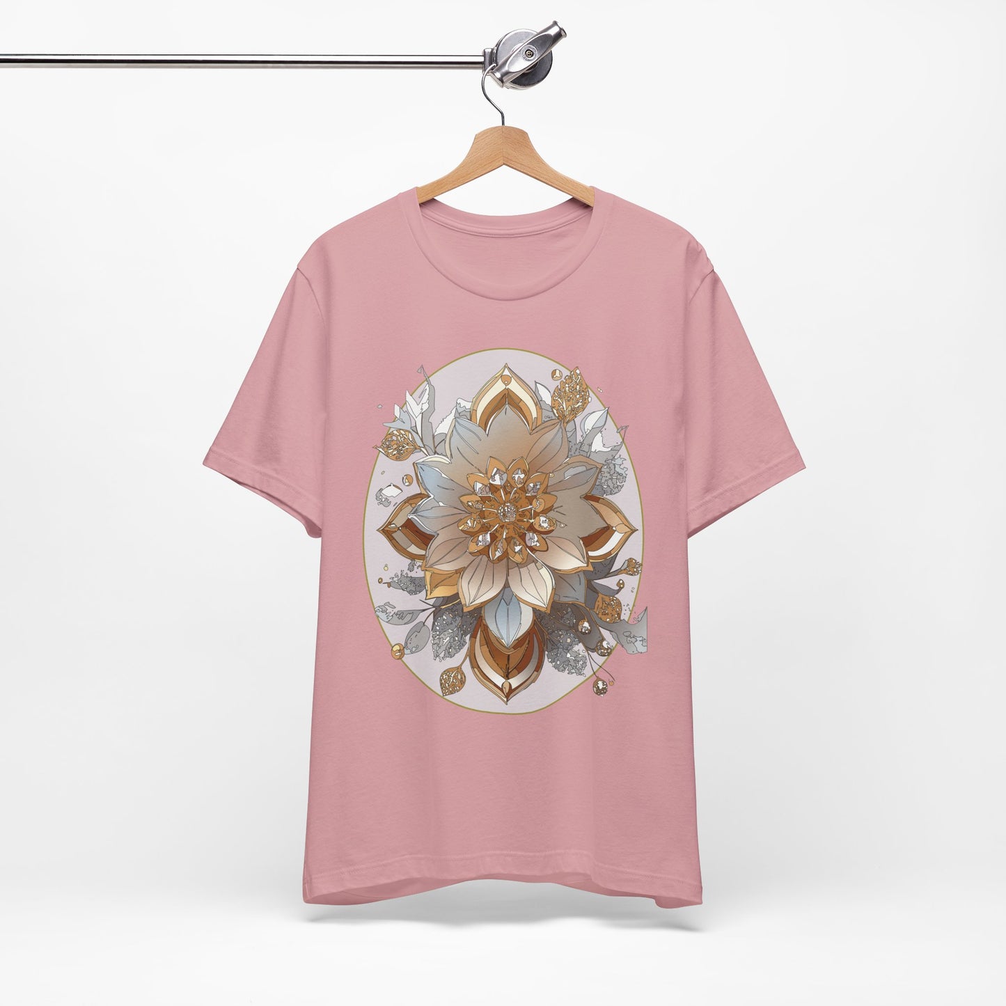 Floral Shirt, Flower Shirt, Tee Shirt with Antique Flower