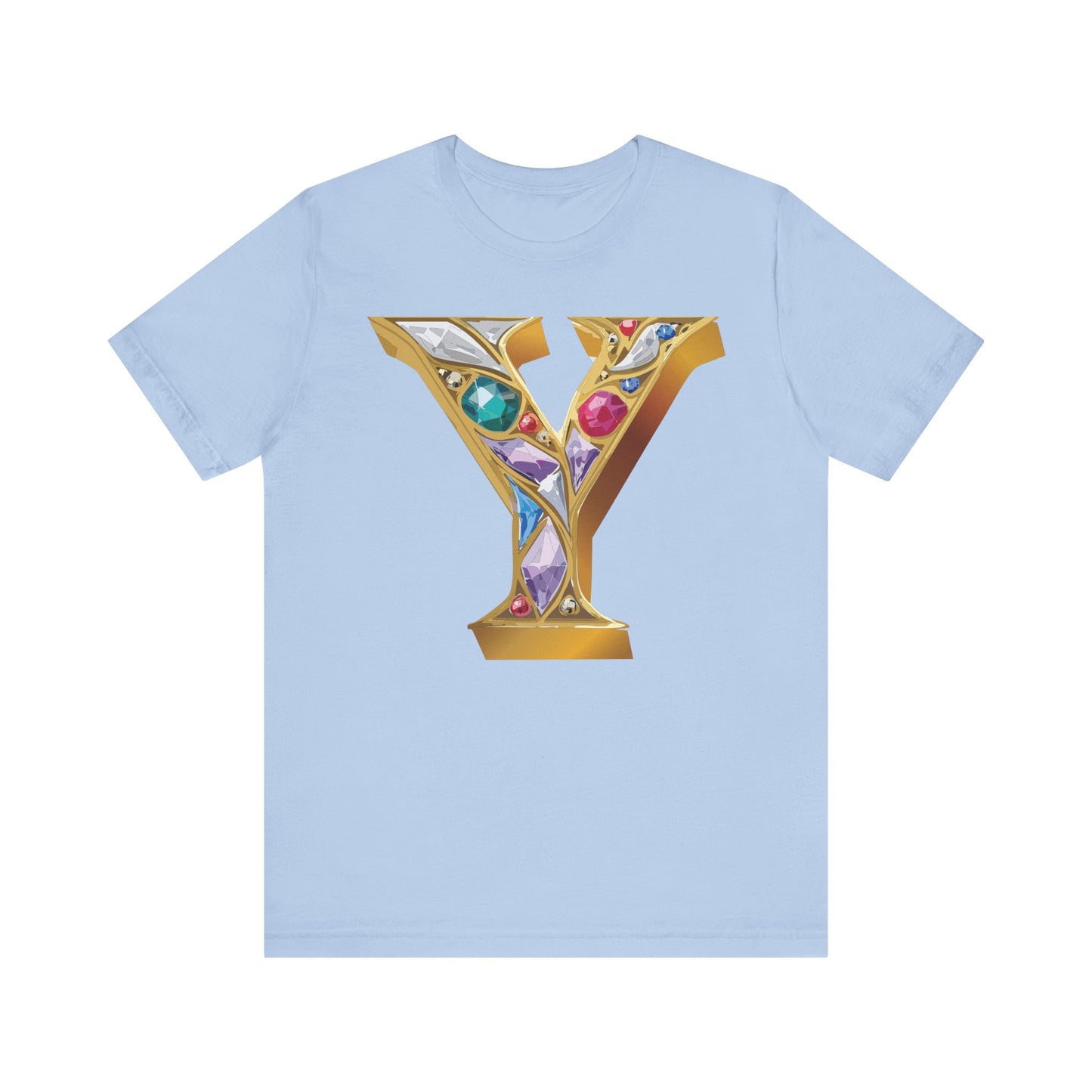 Letter Shirt, Shirt with Letters, Tee Shirt with Gold Letter, Shirt with Antique Letters