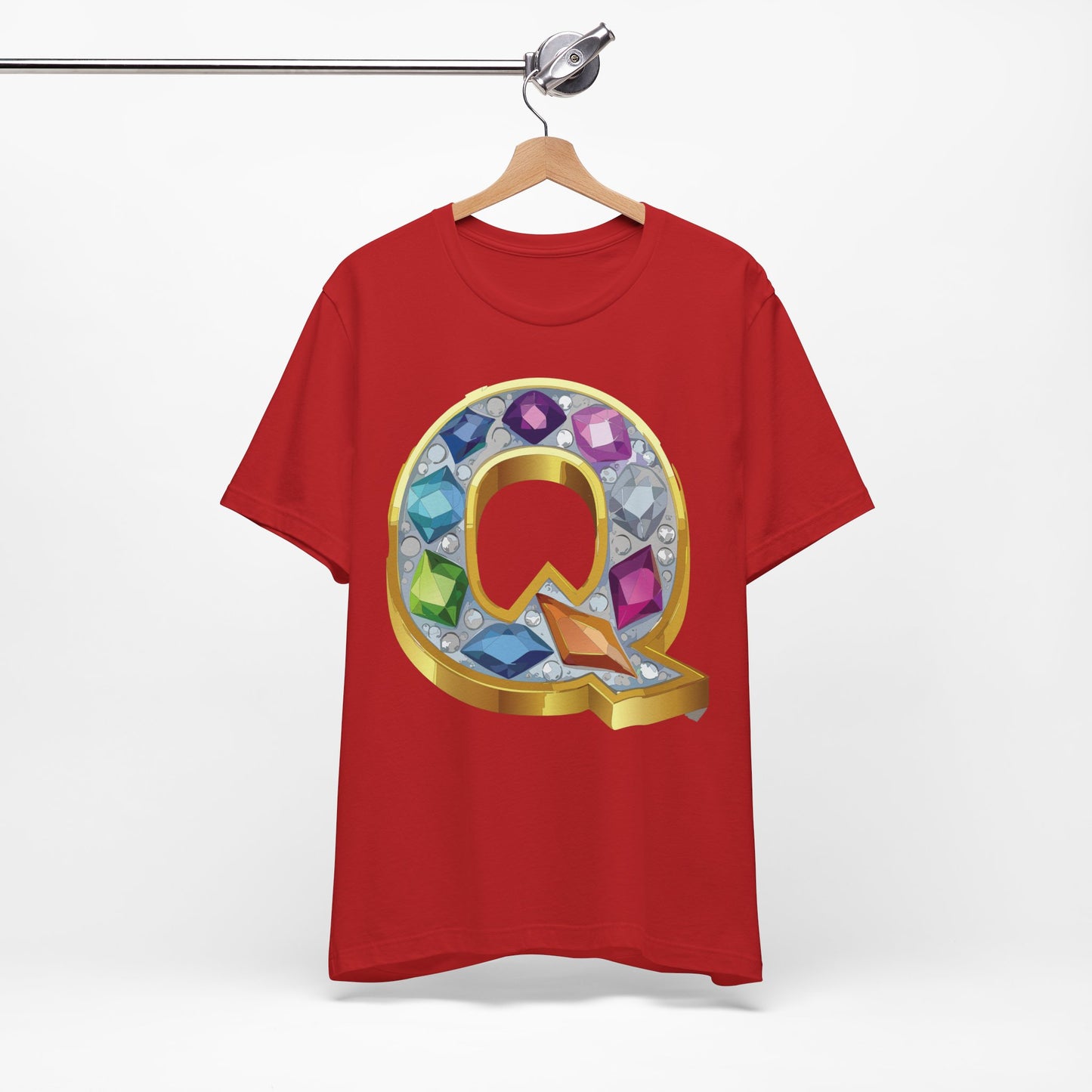 Letter Shirt, Shirt with Letters, Tee Shirt with Gold Letter, Shirt with Antique Letters