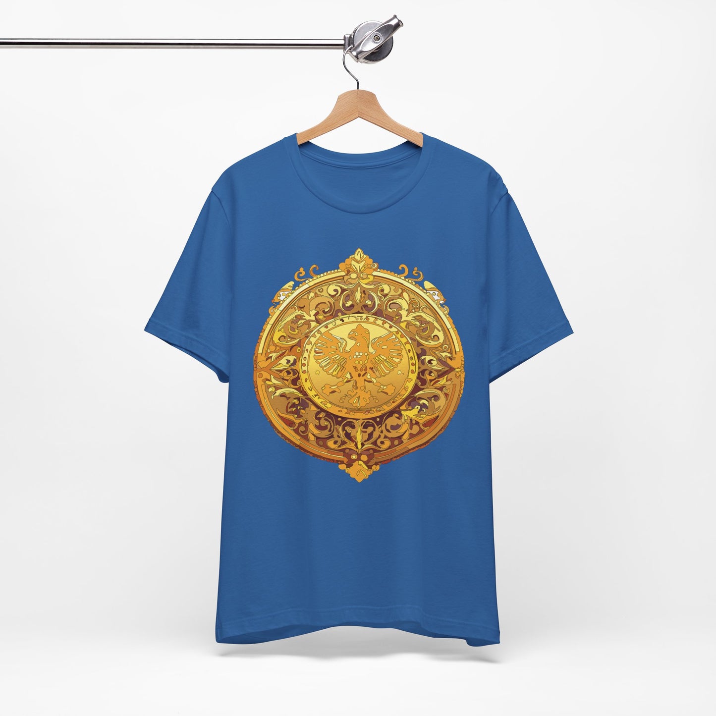 Coin Shirt, Shirt with Coin, Tee Shirt with Gold Coin, Shirt with Antique Coin