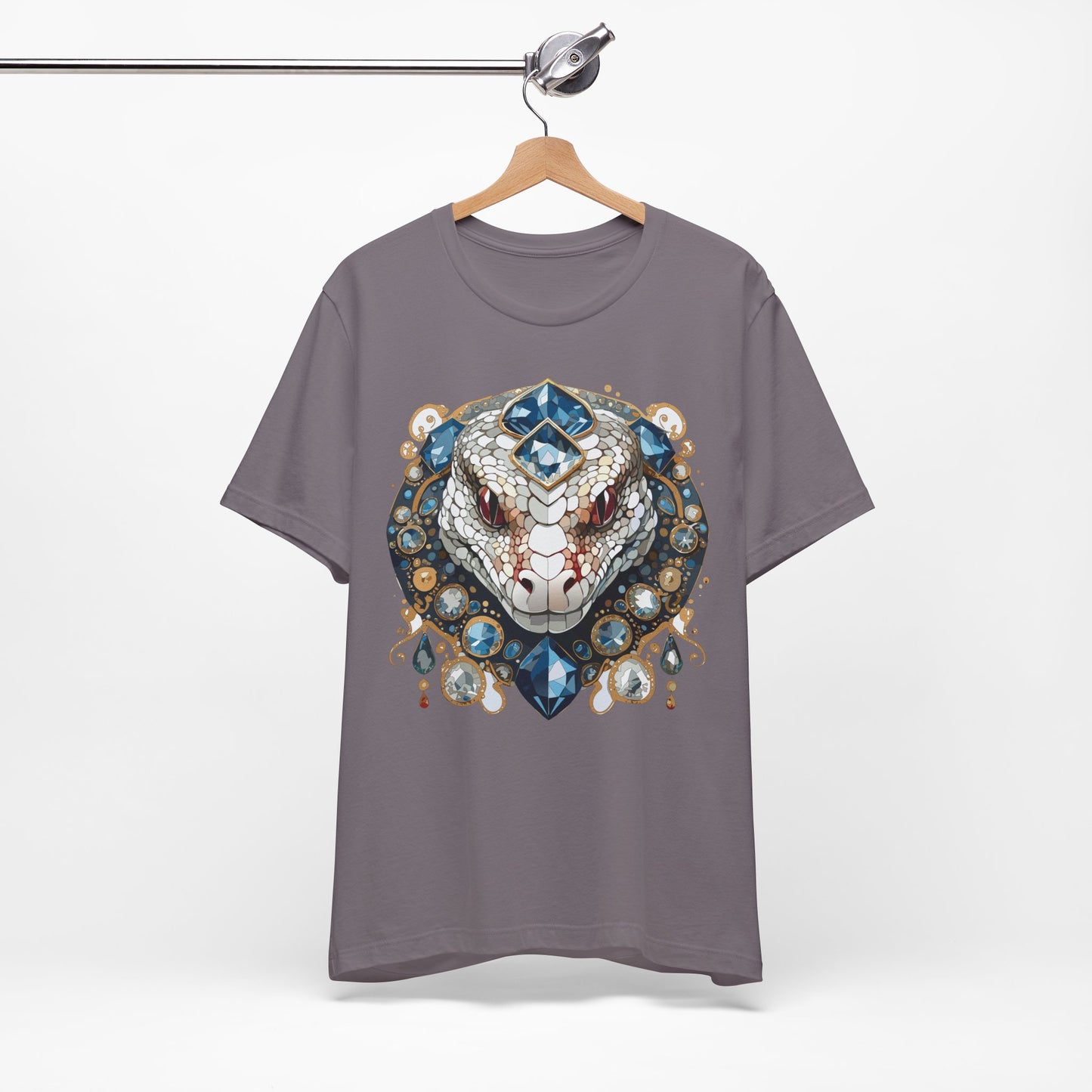 Animal Shirt, Shirt with Animal, Tee Shirt with Gold Animal Medal, Shirt with Antique Animal Medallion