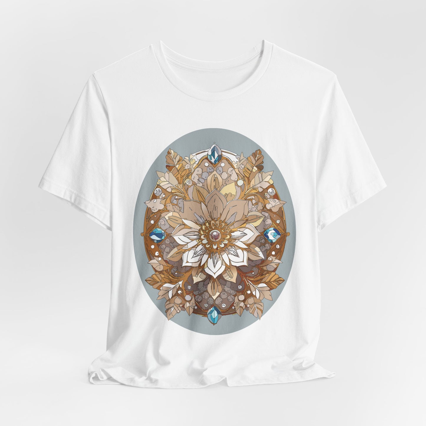 Floral Shirt, Flower Shirt, Tee Shirt with Antique Flower