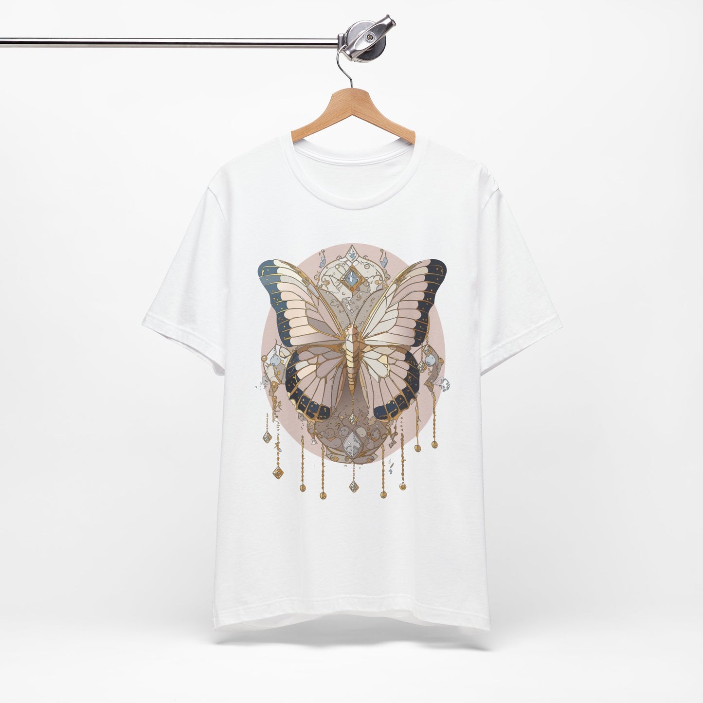 Butterfly Shirt, Shirt with Butterfly, Tee Shirt with Antique Butterfly
