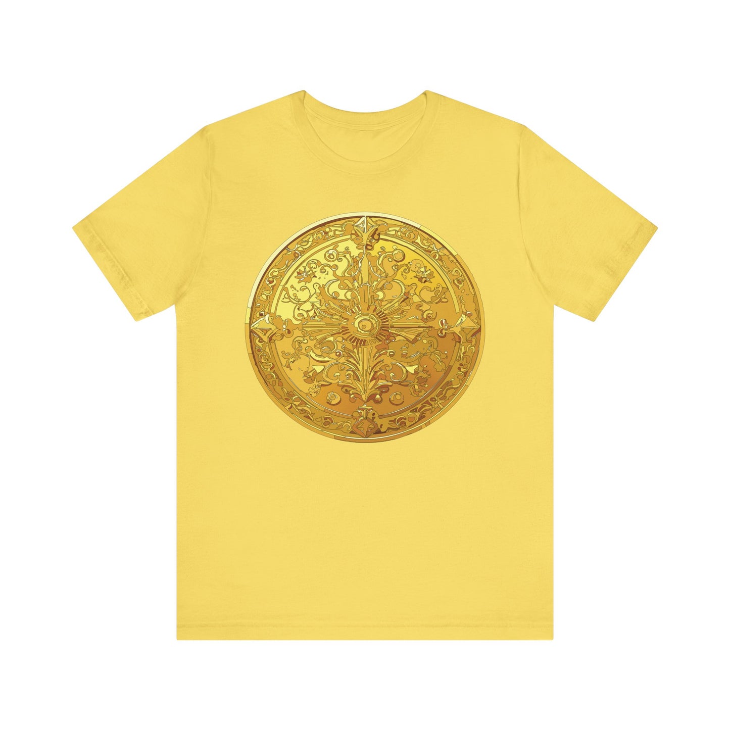 Coin Shirt, Shirt with Coin, Tee Shirt with Gold Coin, Shirt with Antique Coin