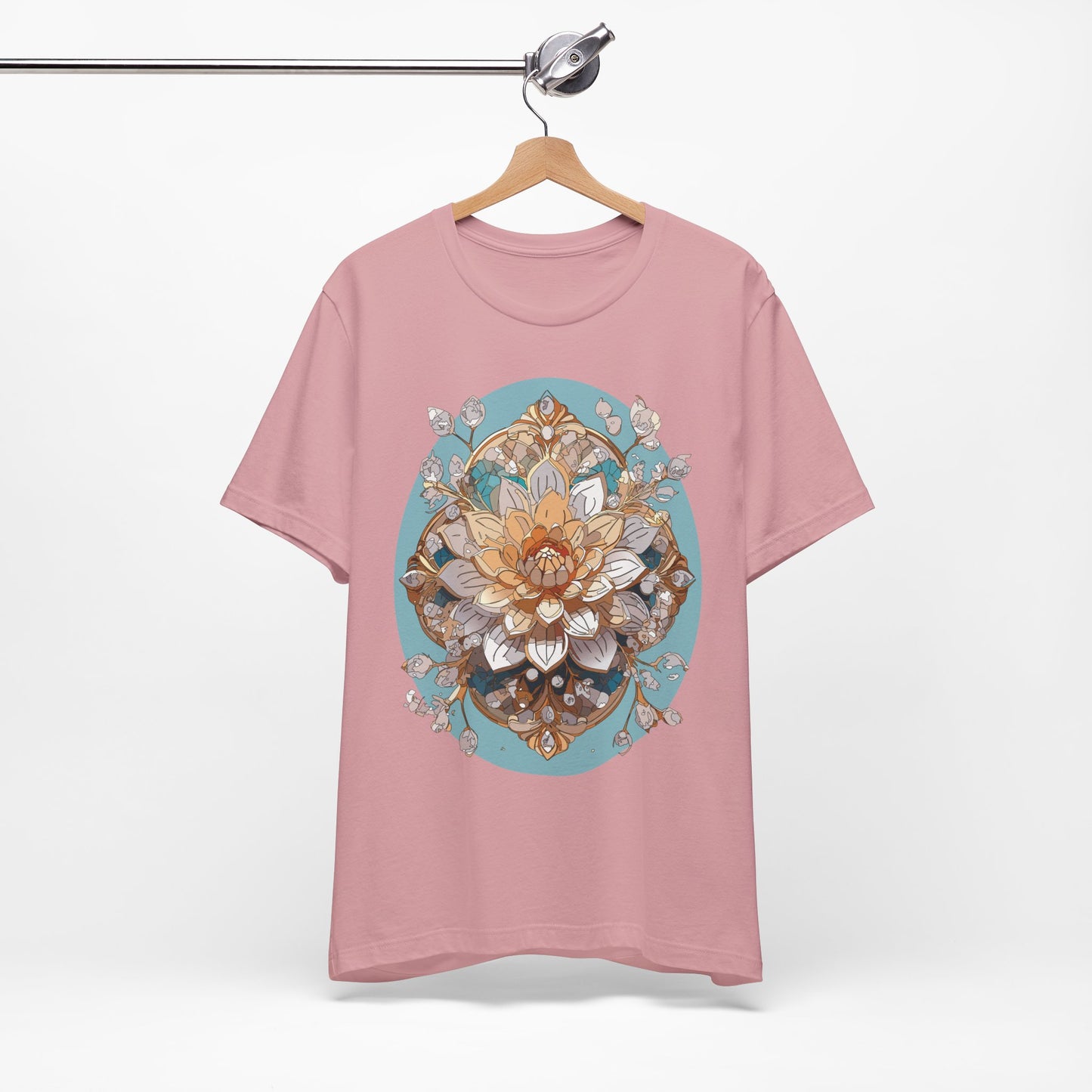 Floral Shirt, Flower Shirt, Tee Shirt with Antique Flower