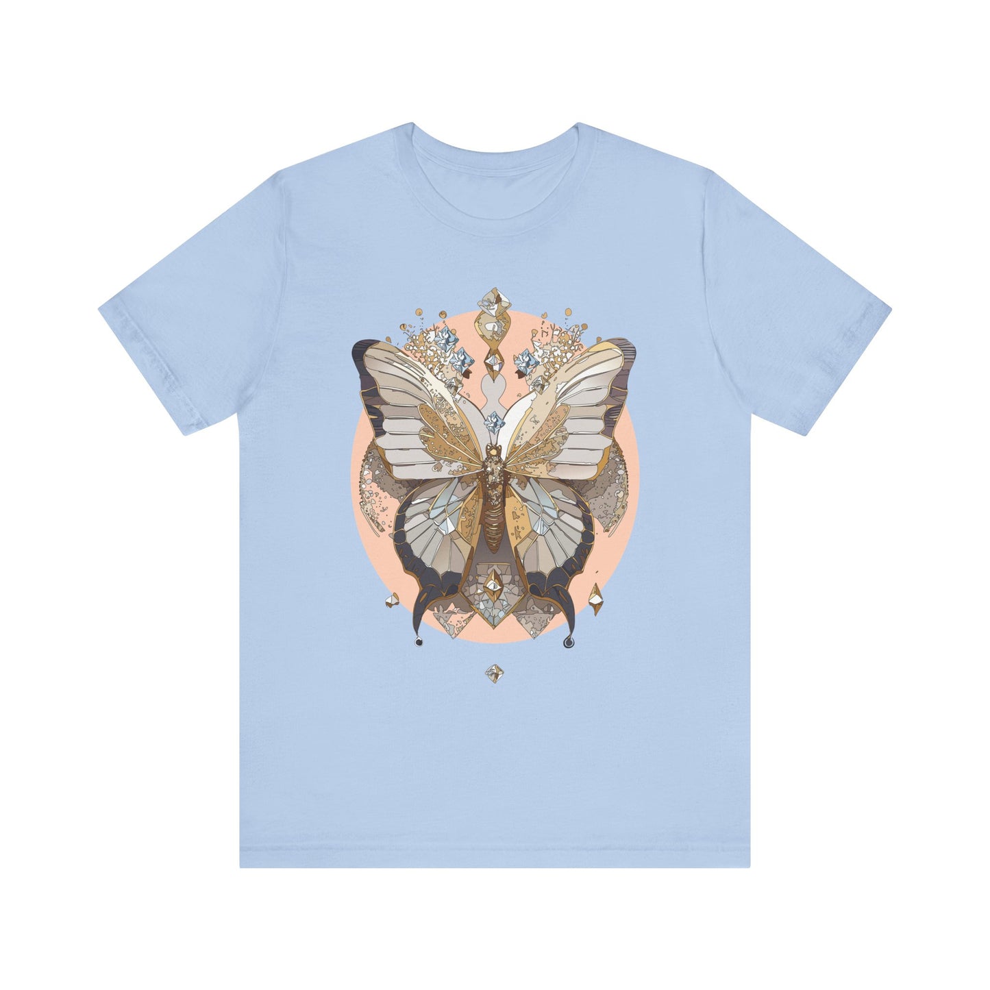 Butterfly Shirt, Shirt with Butterfly, Tee Shirt with Antique Butterfly