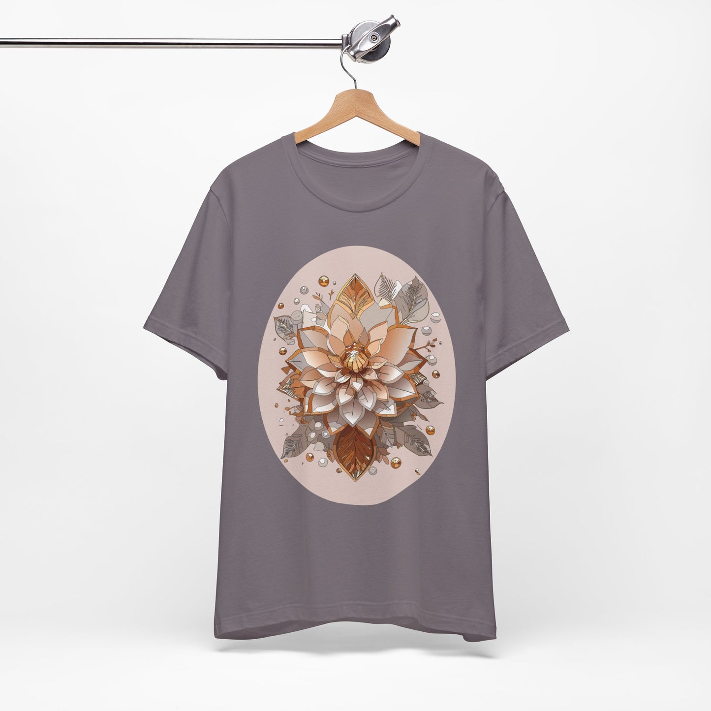 Floral Shirt, Flower Shirt, Tee Shirt with Antique Flower