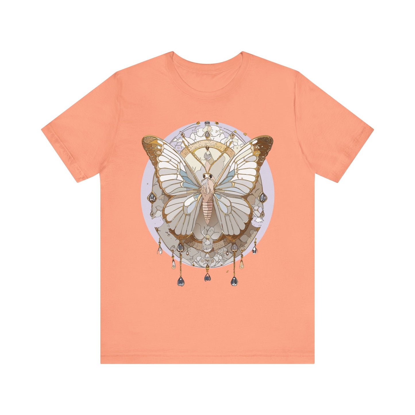 Butterfly Shirt, Shirt with Butterfly, Tee Shirt with Antique Butterfly
