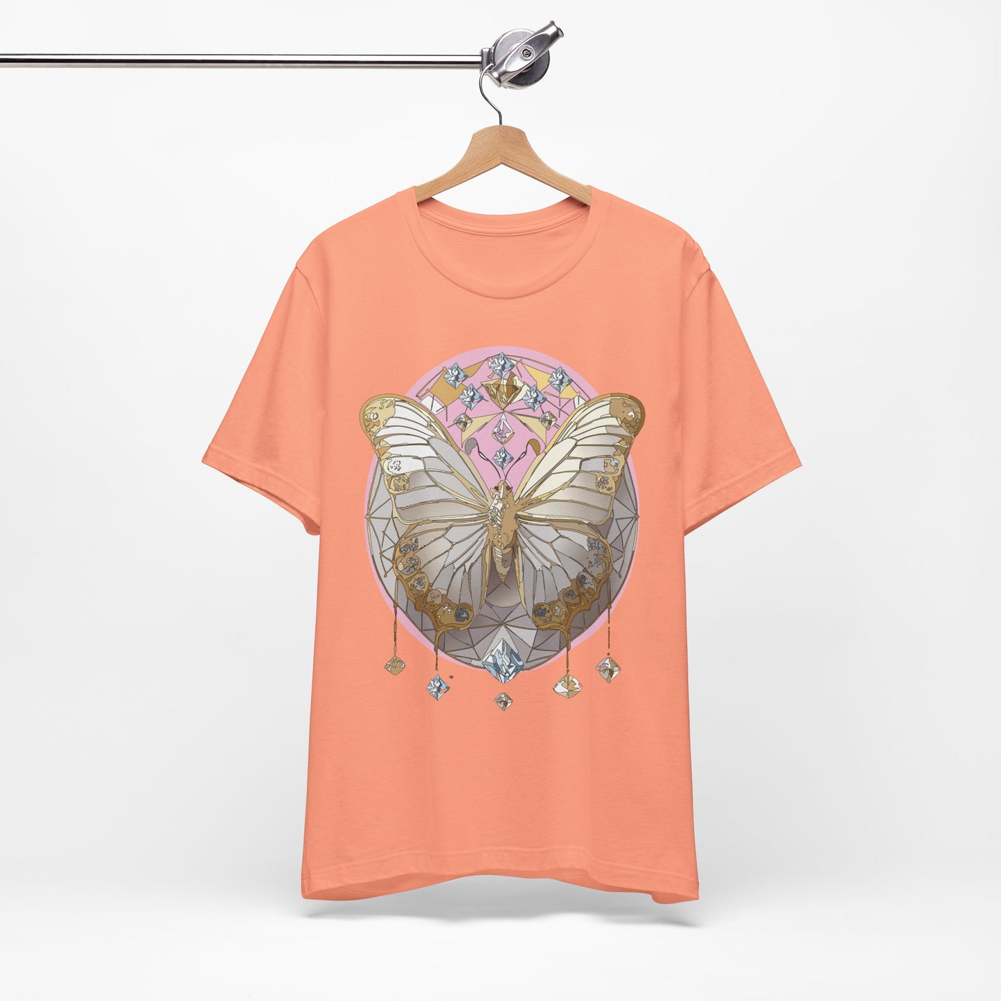 Butterfly Shirt, Shirt with Butterfly, Tee Shirt with Antique Butterfly
