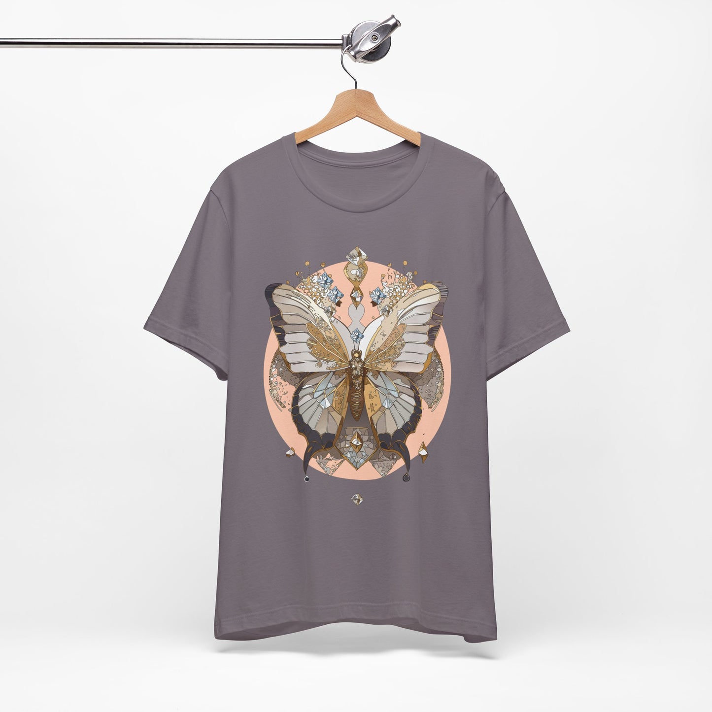 Butterfly Shirt, Shirt with Butterfly, Tee Shirt with Antique Butterfly