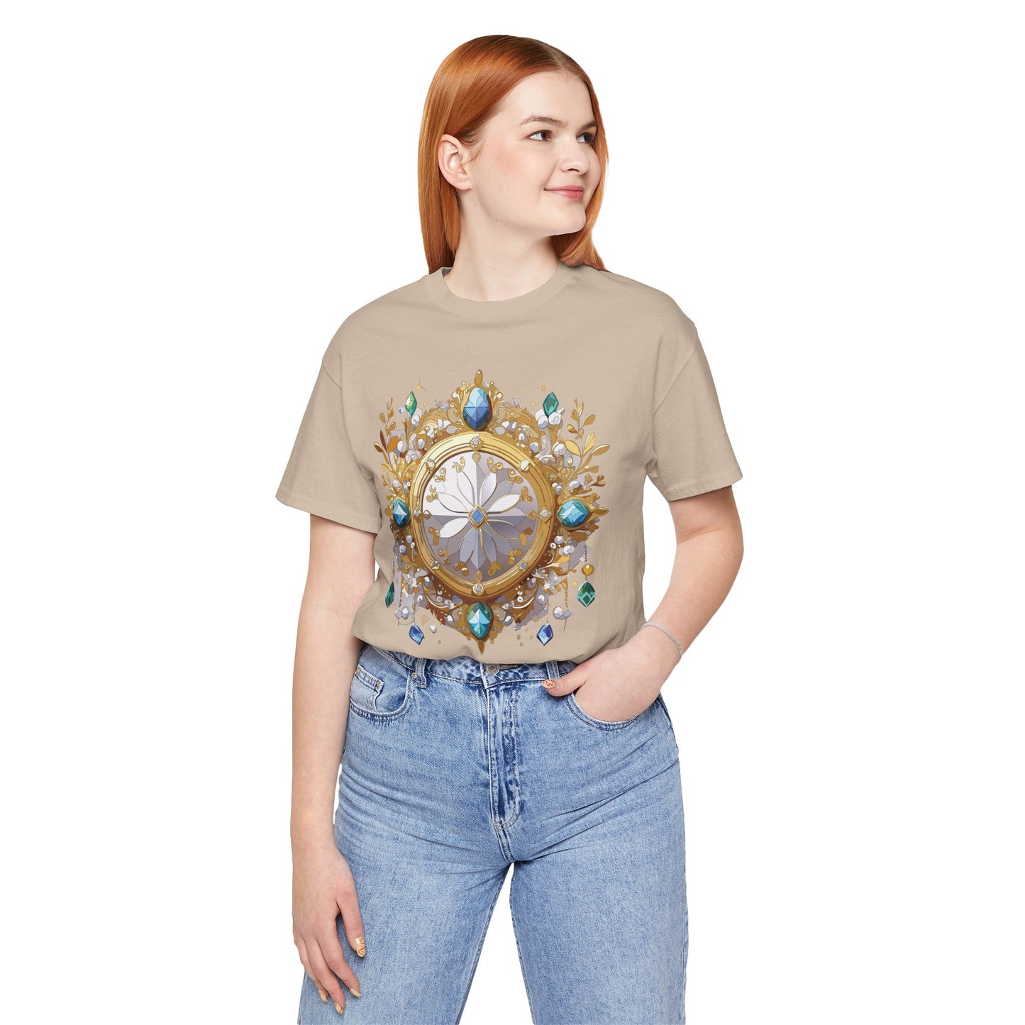 Medallion Shirt, Shirt with Medallion, Tee Shirt with Medal