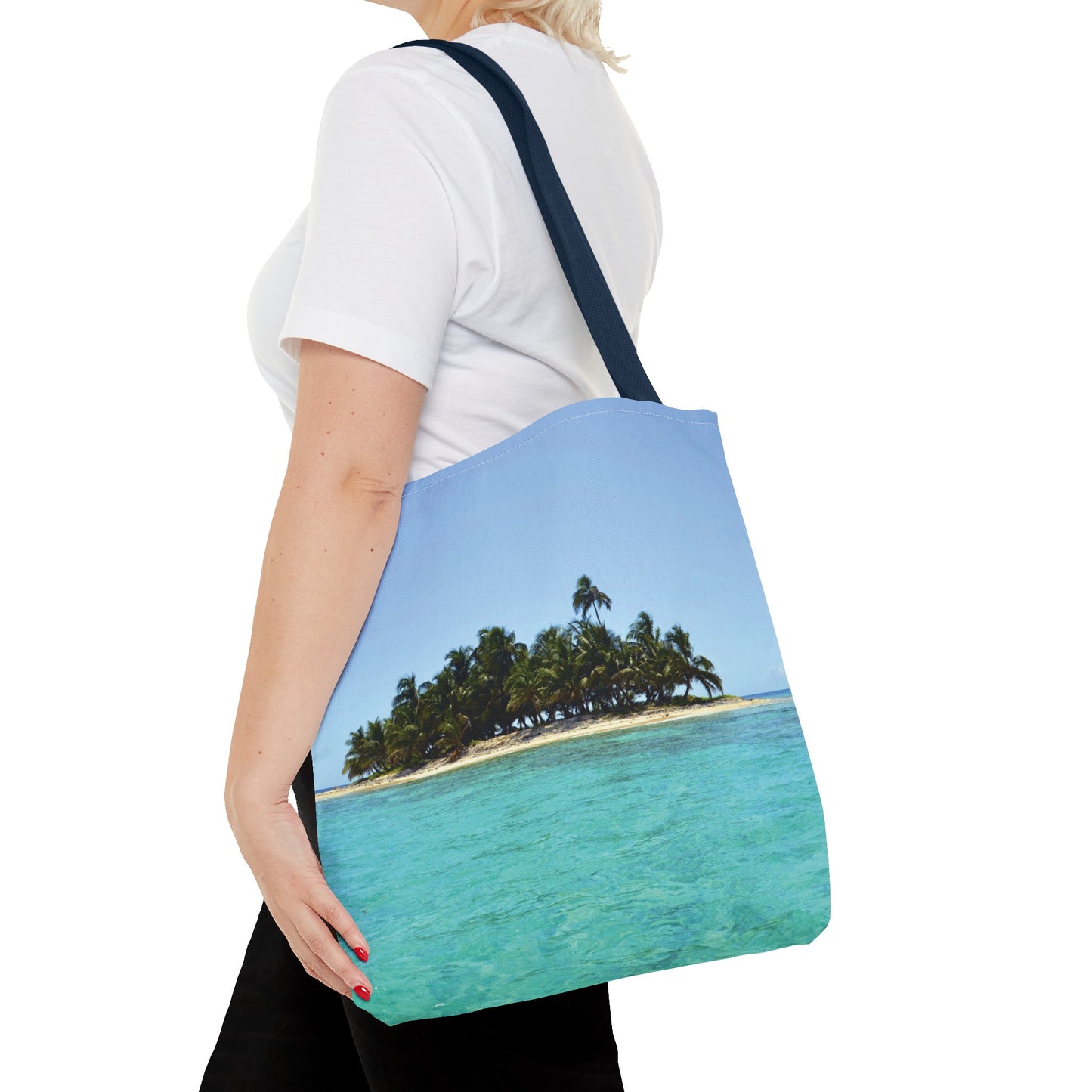 Canvas Bag with Beach Prints