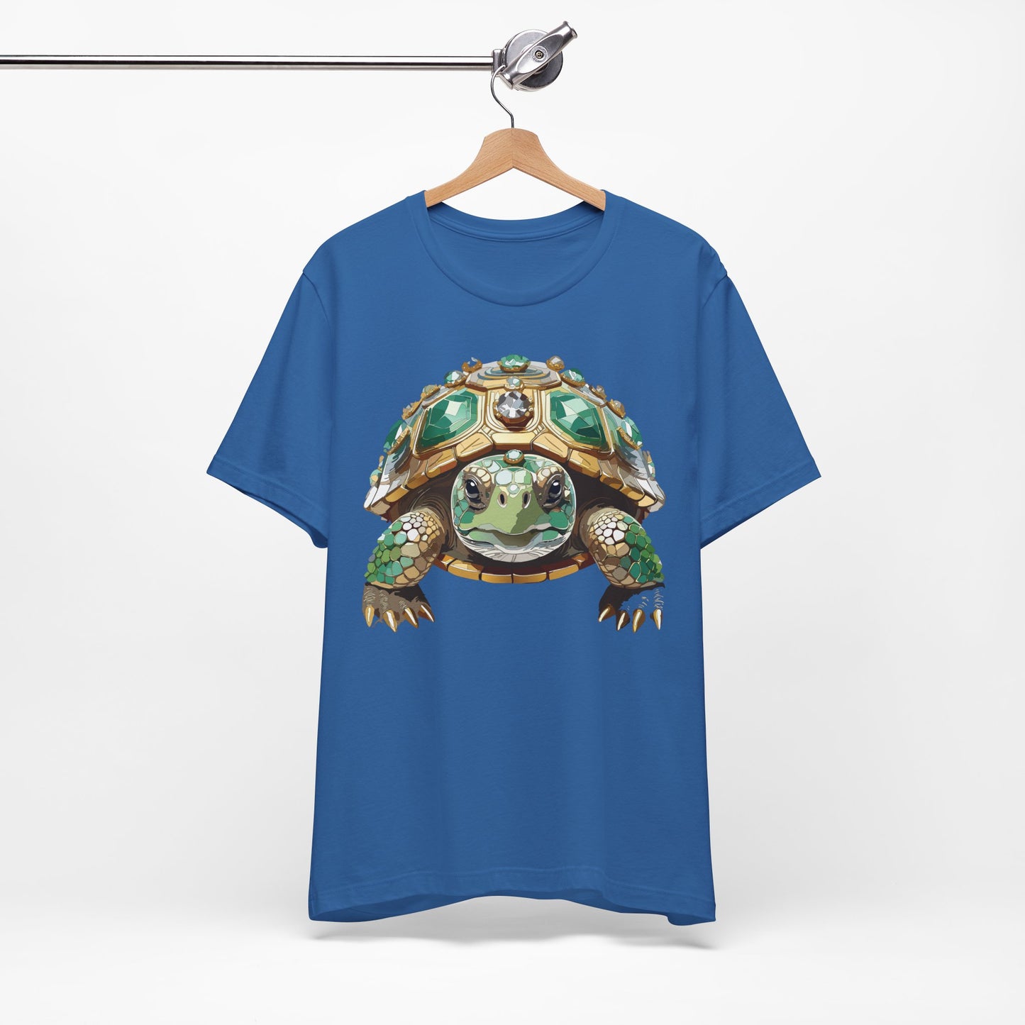 Animal Shirt, Shirt with Animal, Tee Shirt with Gold Animal Medal, Shirt with Antique Animal Medallion