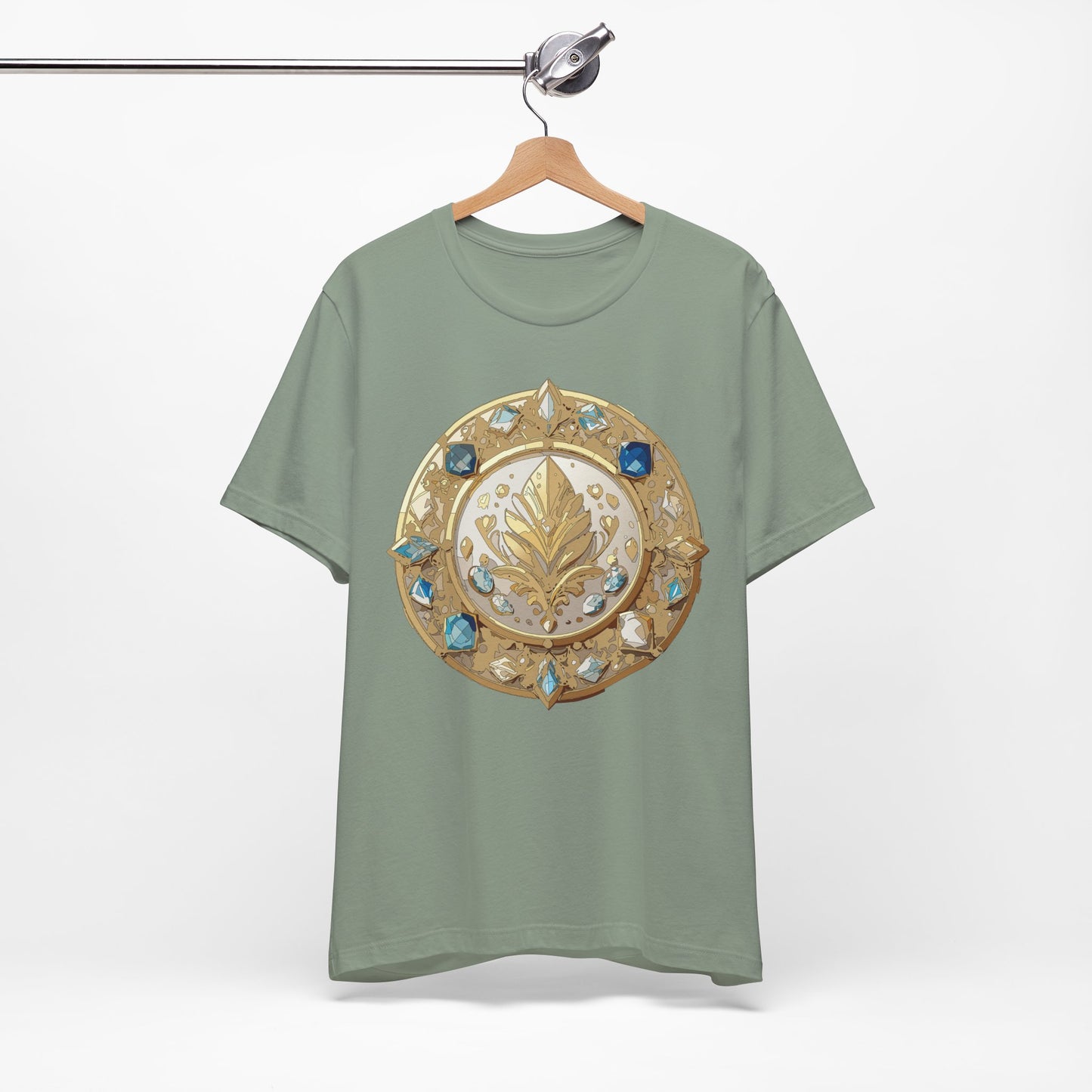 Medallion Shirt, Shirt with Medallion, Tee Shirt with Medal