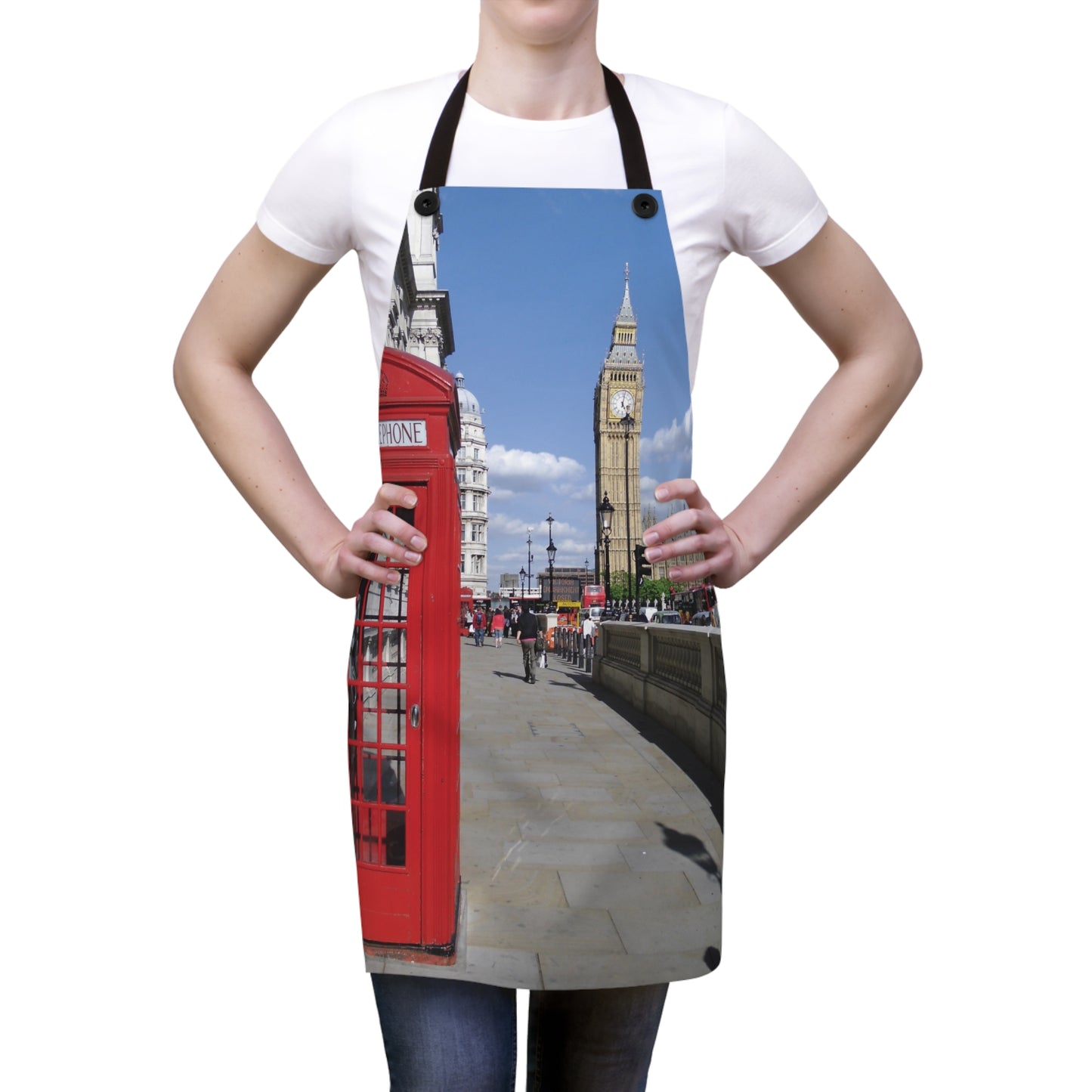 Apron with City print