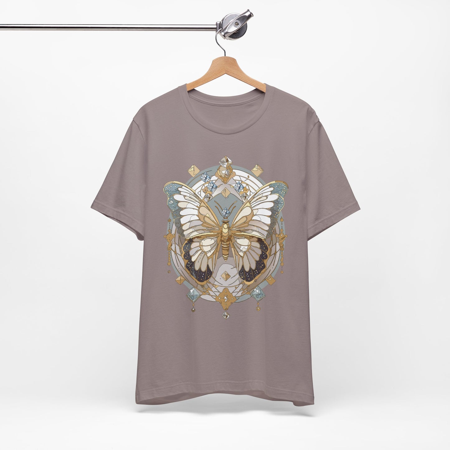 Butterfly Shirt, Shirt with Butterfly, Tee Shirt with Antique Butterfly