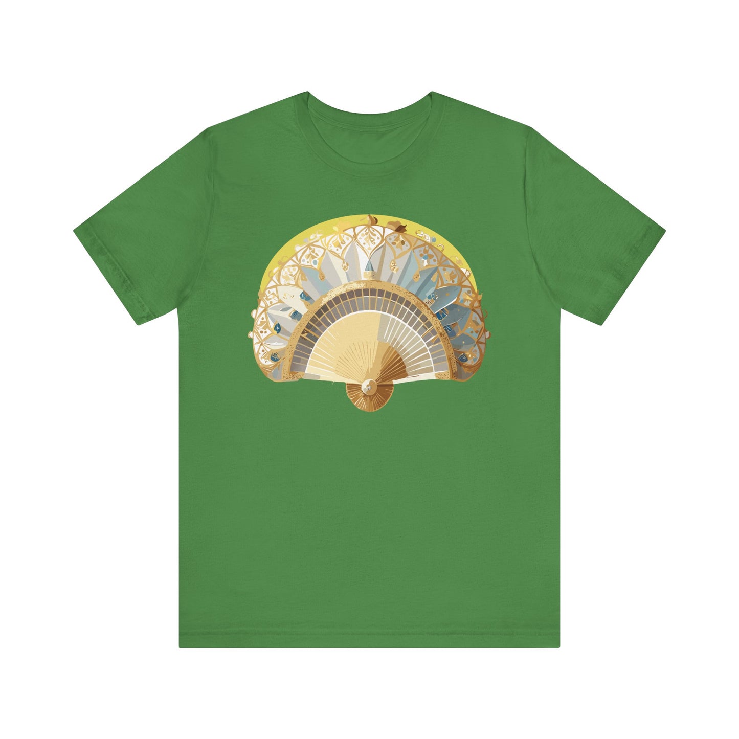Fan shirt, Shirt with Fan, Tee Shirt with Gold Blower