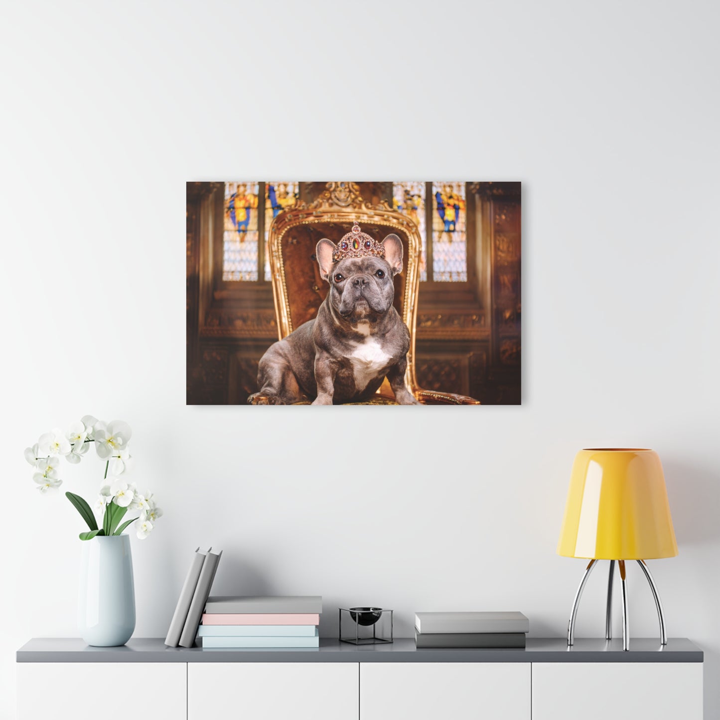 Crown Dog Wall Decor, Wall Art Decor with Animals 3