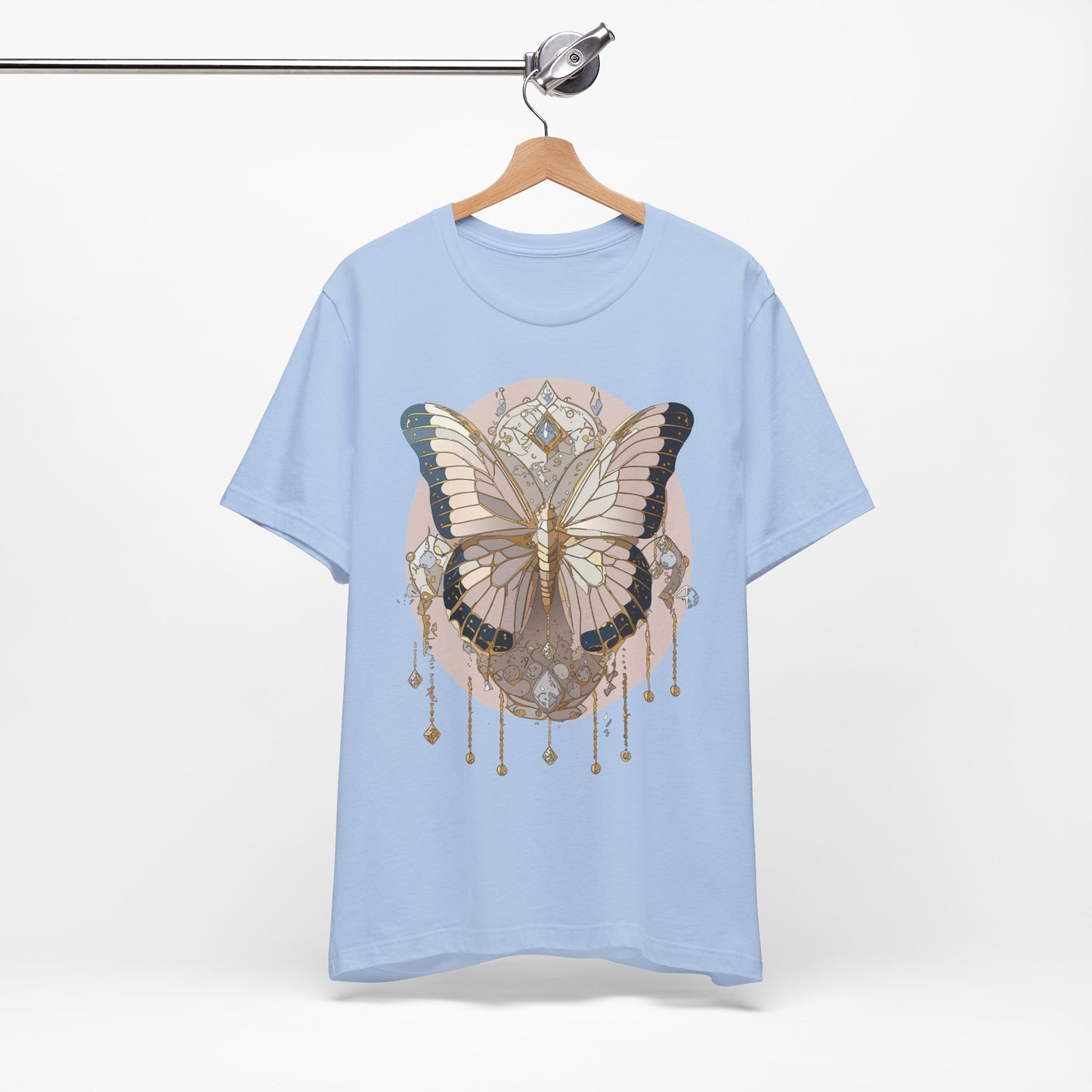 Butterfly Shirt, Shirt with Butterfly, Tee Shirt with Antique Butterfly