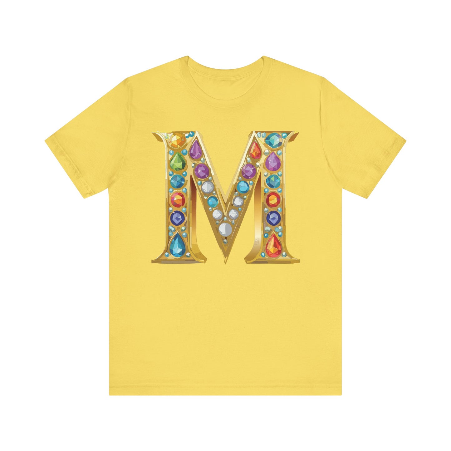 Letter Shirt, Shirt with Letters, Tee Shirt with Gold Letter, Shirt with Antique Letters